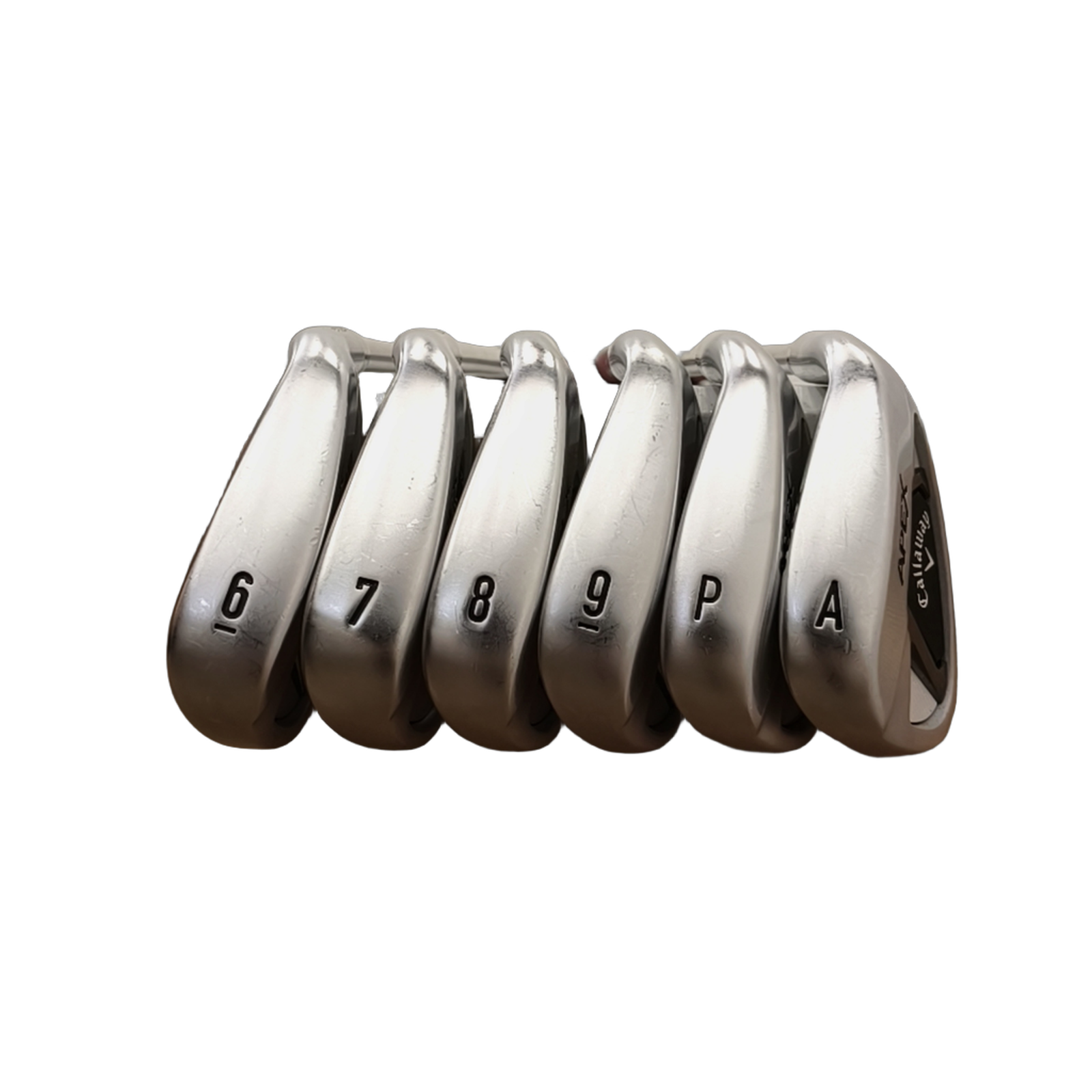 Callaway Apex DCB Iron Set / 6-PW+AW / Flex Regular / SteelFiber [model:birefnet-general] [bg:handrolled]