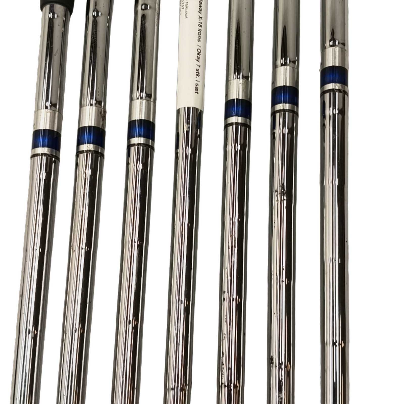 Callaway X18 Iron Set / 4-PW / Flex Uniflex / Steel [model:birefnet-general] [bg:handrolled]