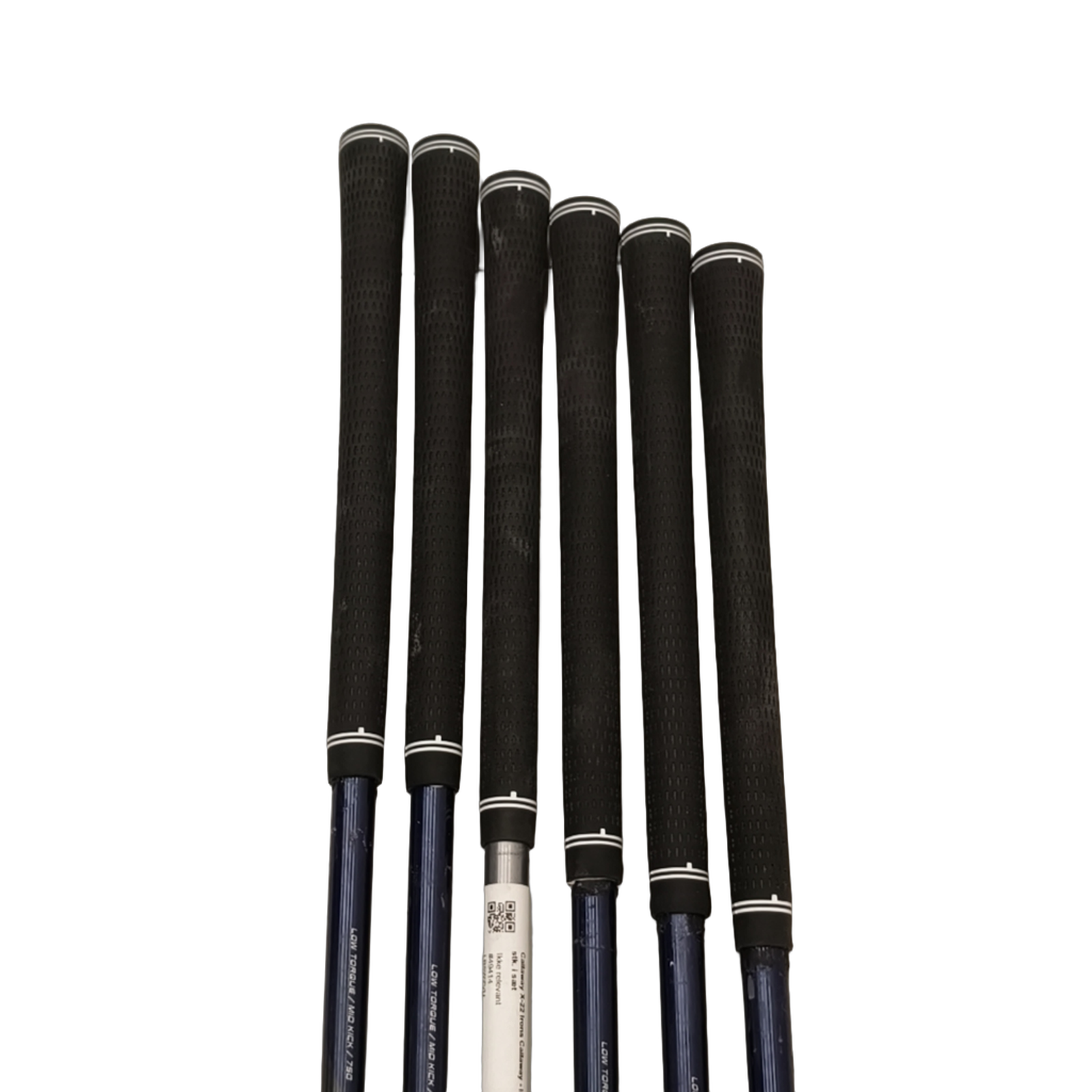 Callaway X22 Eisenset / 5-PW / Flex Stiff / Graphit [model:birefnet-general] [bg:handrolled]