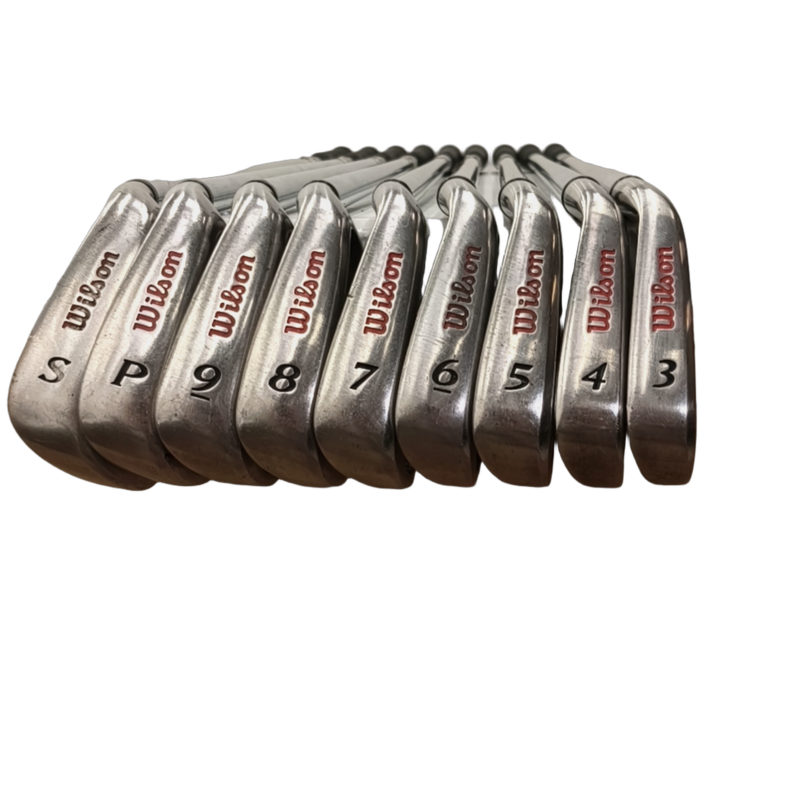 Wilson Fatshaft Juego de hierros / 3-PW+SW / Flex Regular / Acero [model:birefnet-general] [bg:handrolled]