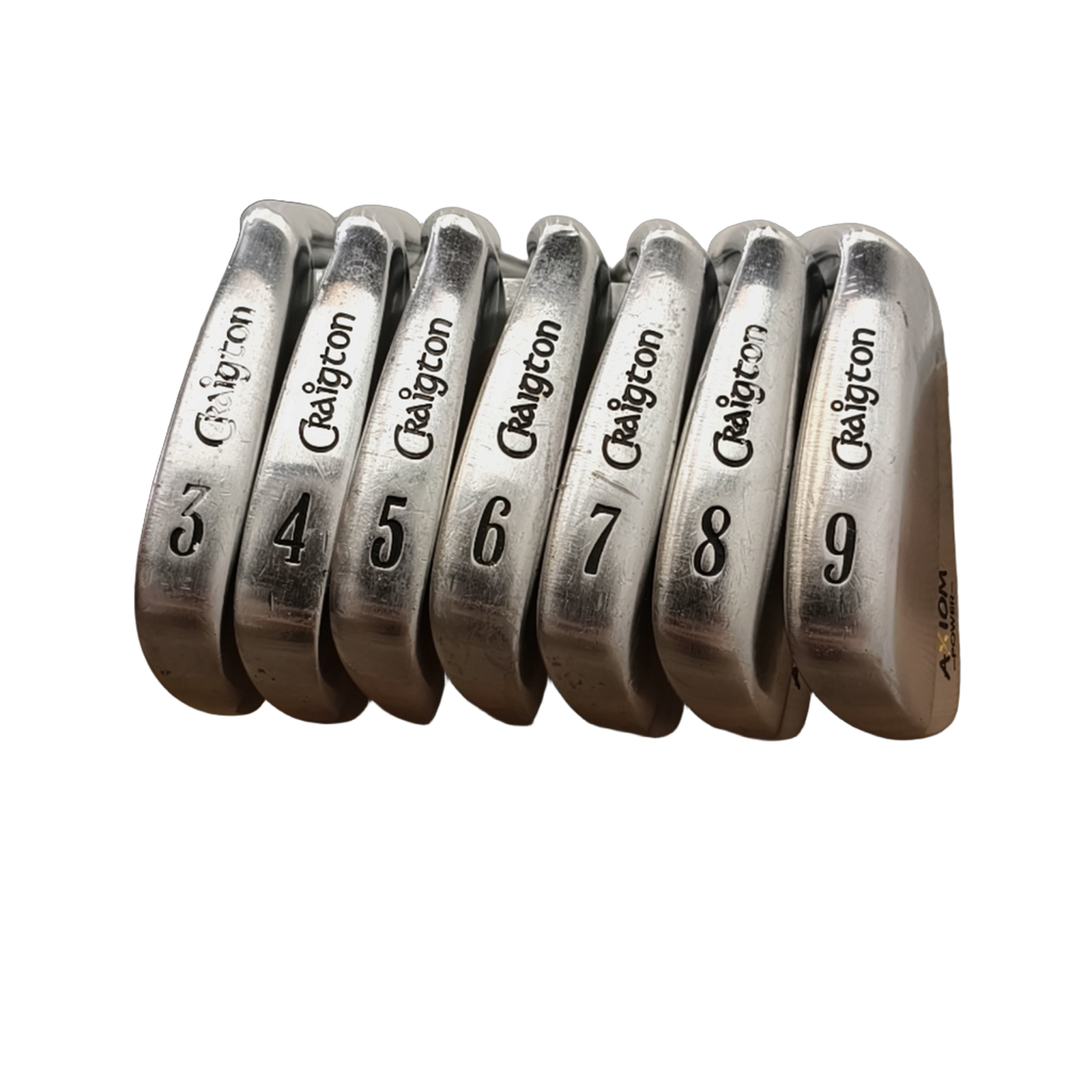 Craighton Axiom IJzerset / 4-PW / Flex Regular / Grafiet [model:birefnet-general] [bg:handrolled]