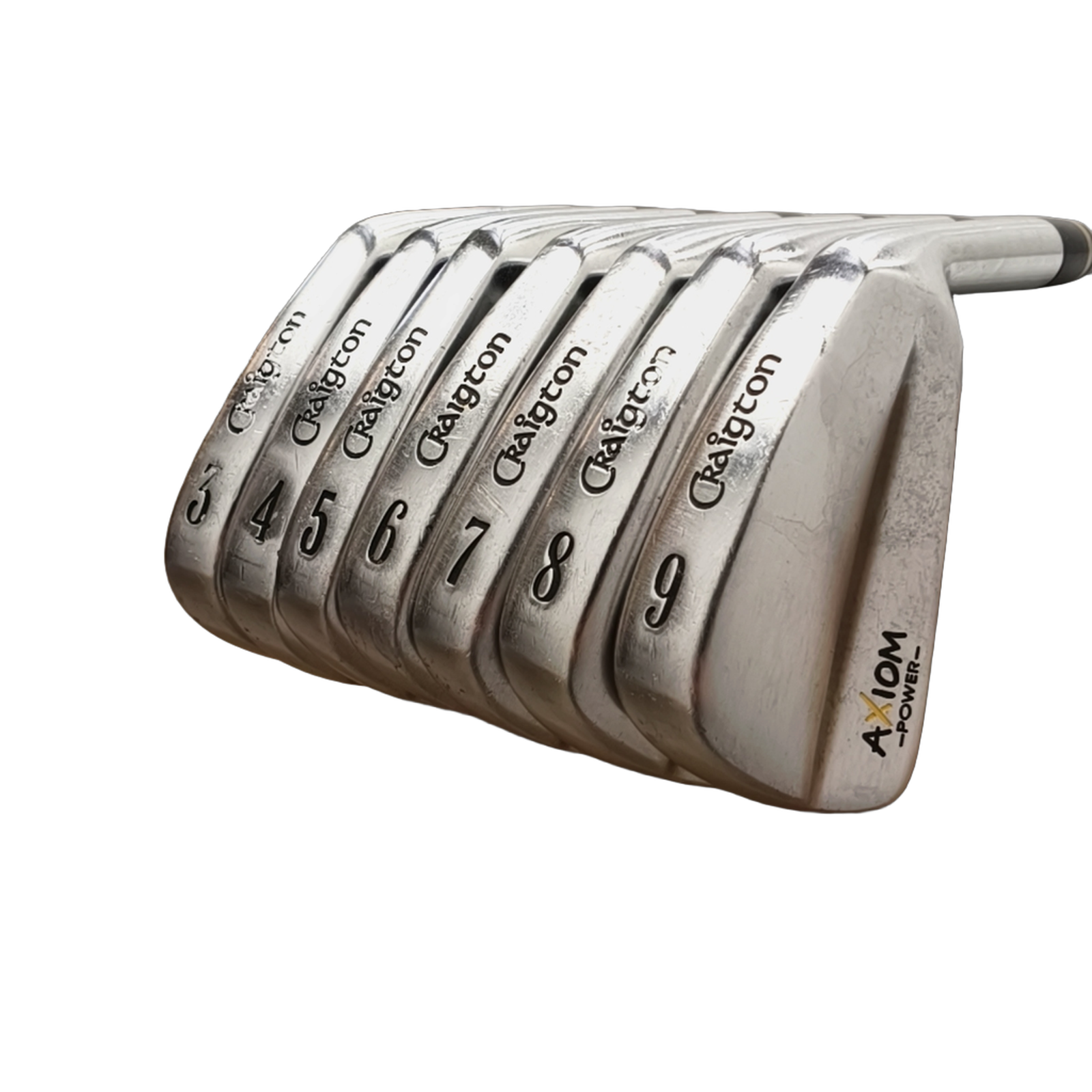 Craighton Axiom IJzerset / 4-PW / Flex Regular / Grafiet [model:birefnet-general] [bg:handrolled]