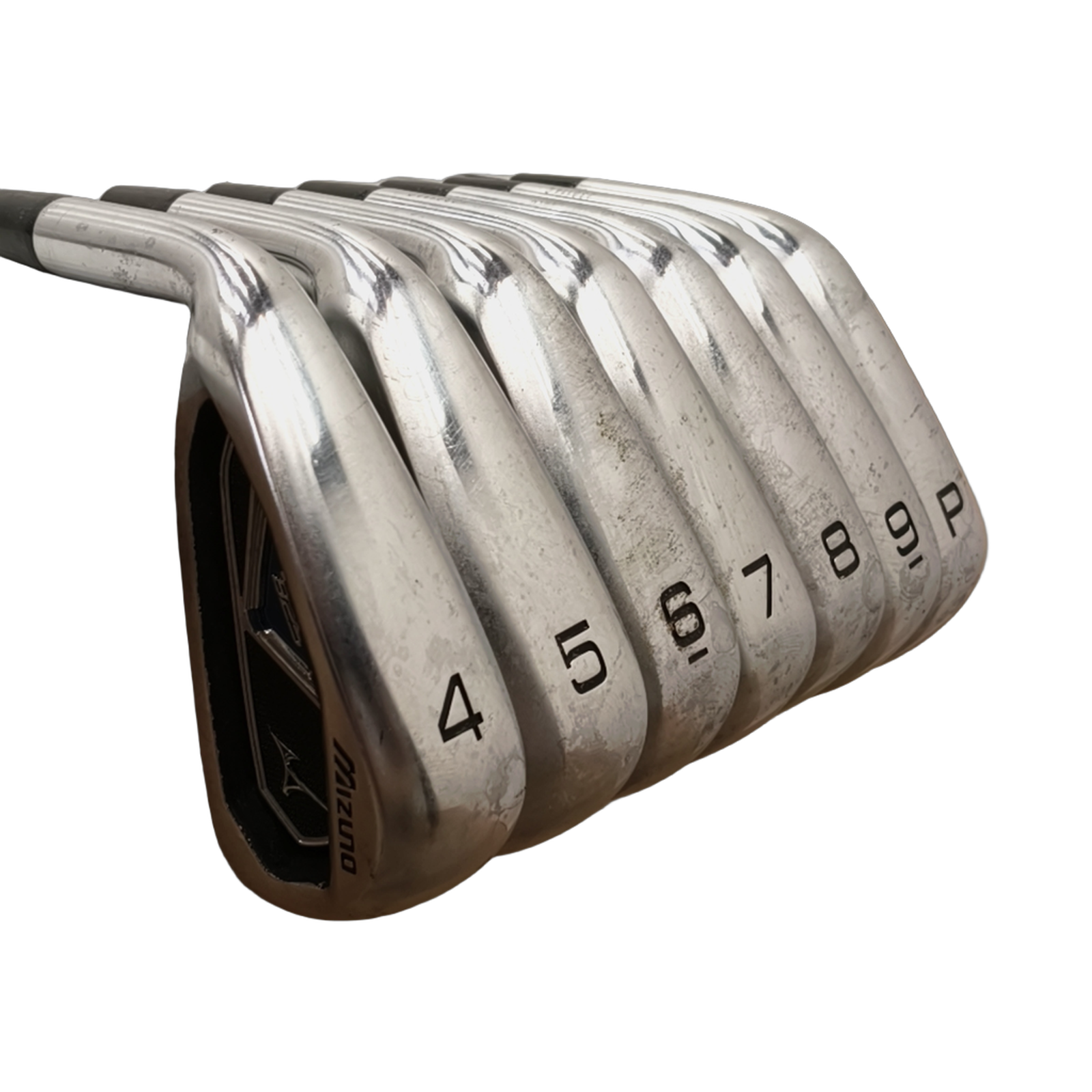 Left Mizuno JPX 825 Iron Set / 4-PW / Flex Regular / Steel [model:birefnet-general] [bg:handrolled]