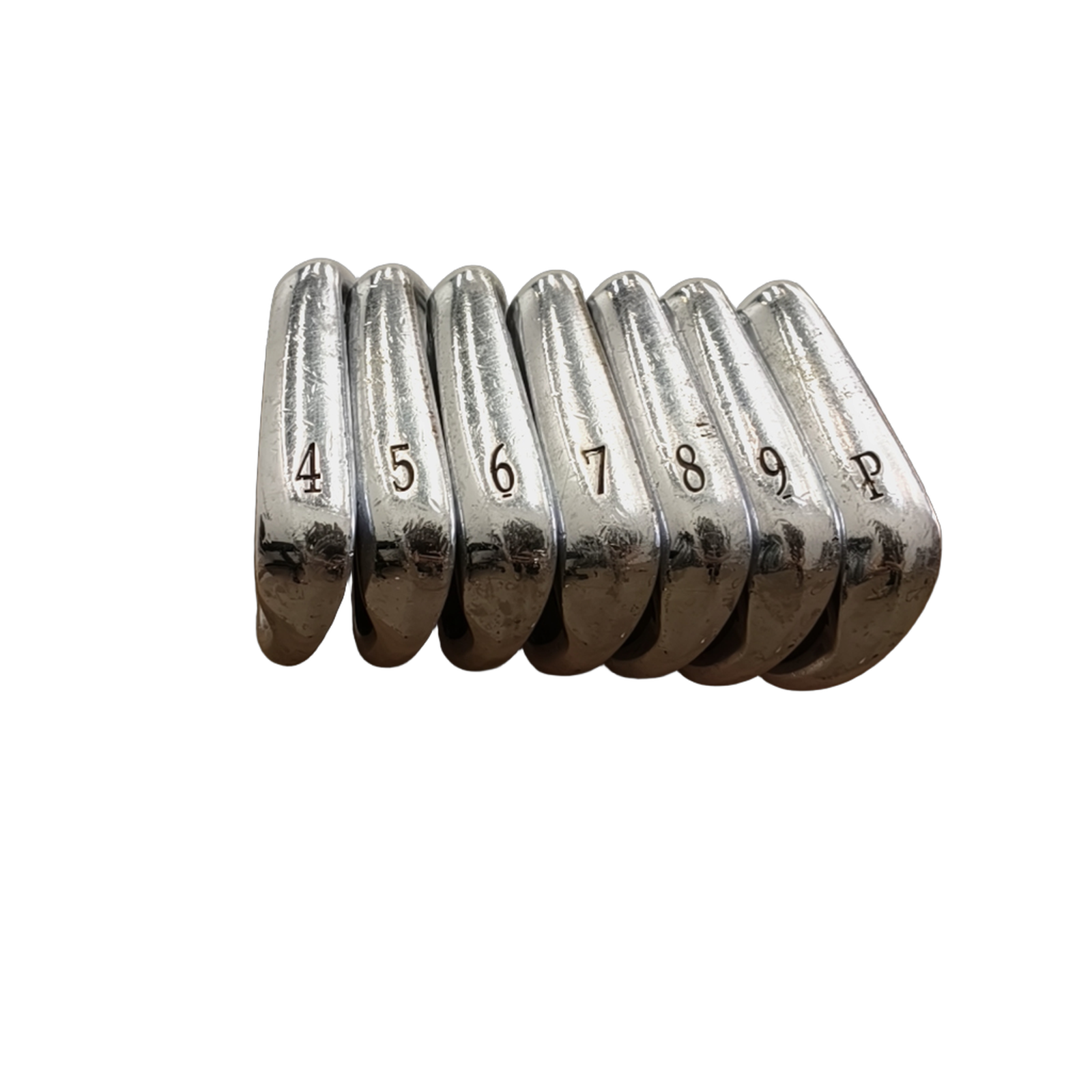 Venstre Mizuno Mp-53 Jernsæt / 4-PW / Flex Regular / Stål [model:birefnet-general] [bg:handrolled]