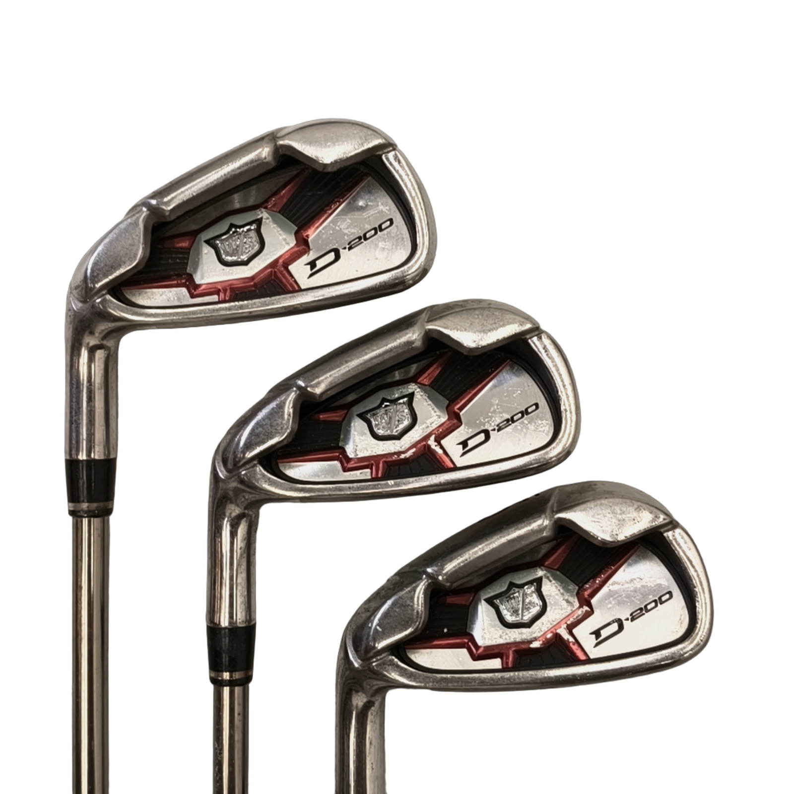 Venstre Wilson D200 Jernsæt / 5-PW+SW / Flex Regular / Grafit [model:birefnet-general] [bg:handrolled]