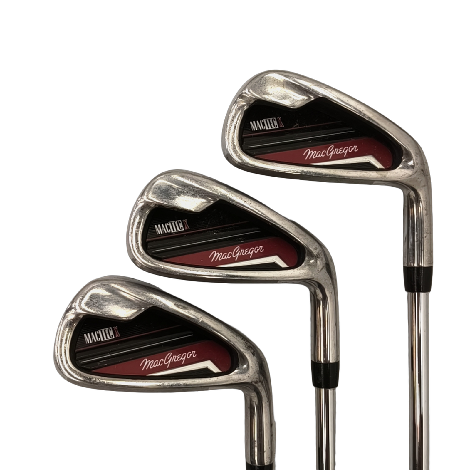 MacGregor Mac Tec X Jernsæt / 5-PW+SW / Flex Regular / Stål [model:birefnet-general] [bg:handrolled]