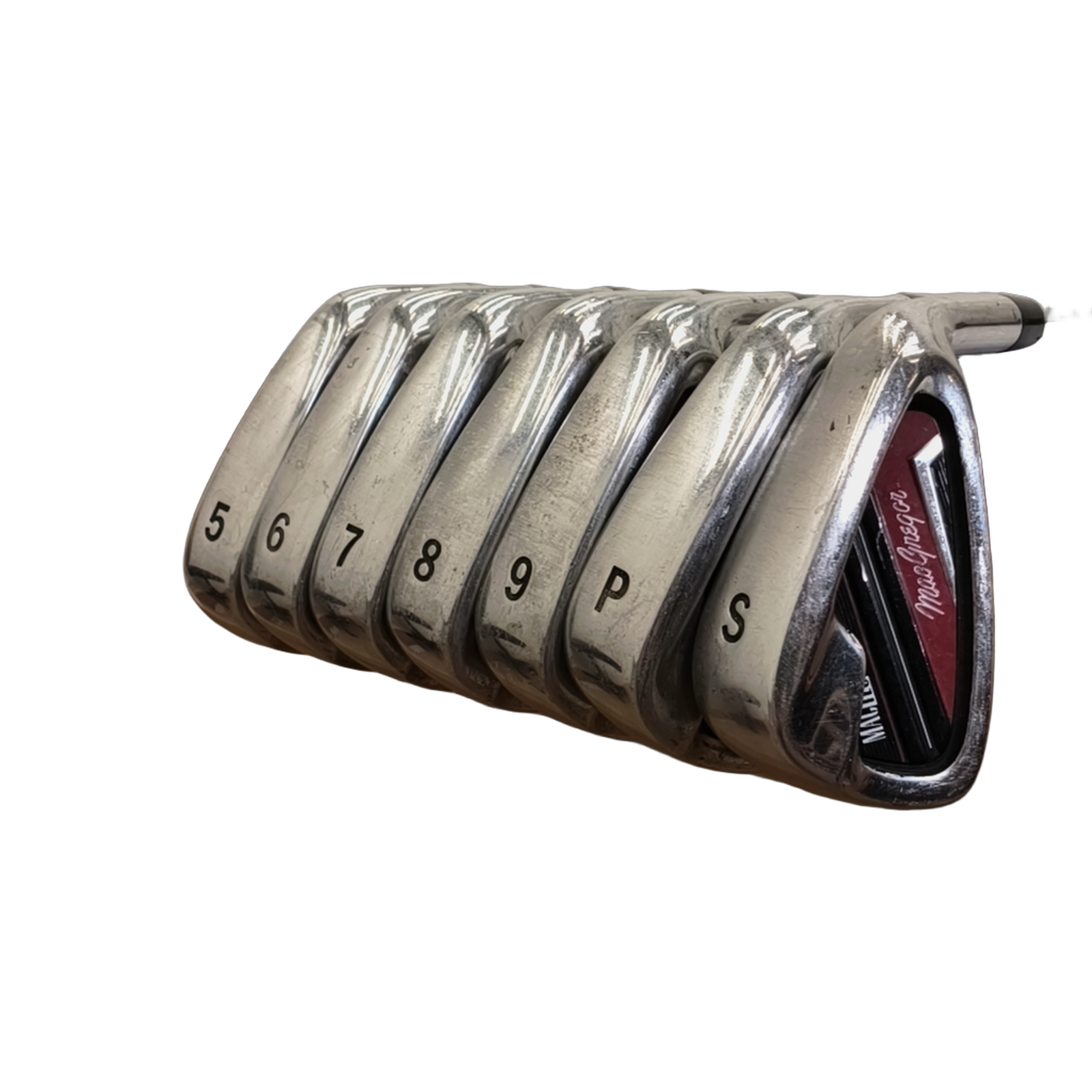 MacGregor Mac Tec X Jernsæt / 5-PW+SW / Flex Regular / Stål [model:birefnet-general] [bg:handrolled]