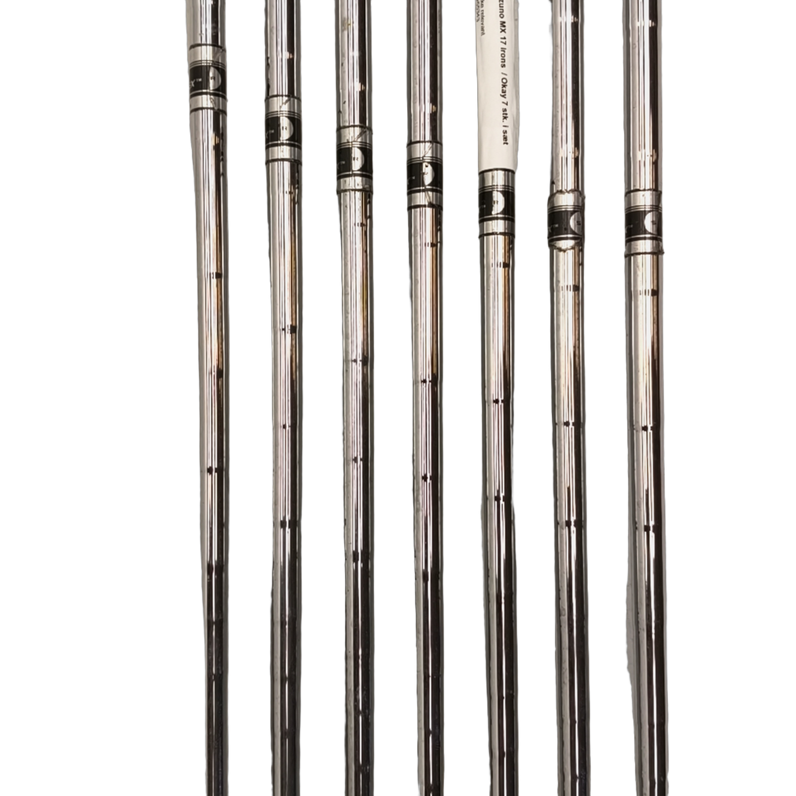 Mizuno MX-17 Jernsæt / 5-PW+SW / Flex Regular / Stål [model:birefnet-general] [bg:handrolled]