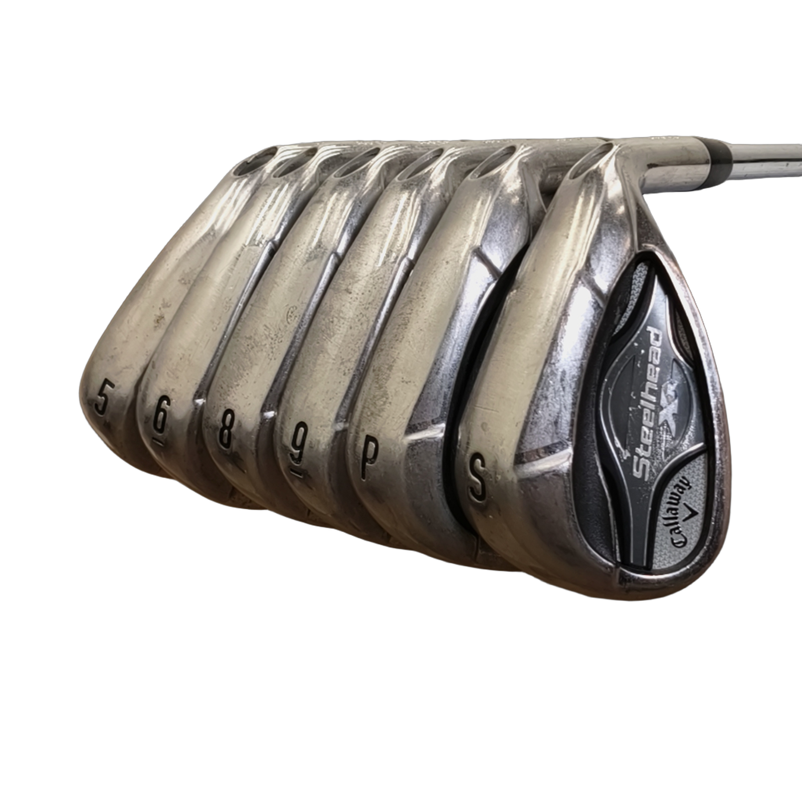 Callaway XR Steelhead Jernsæt / 5-6i+8i-PW+SW / Flex Regular / Stål [model:birefnet-general] [bg:handrolled]