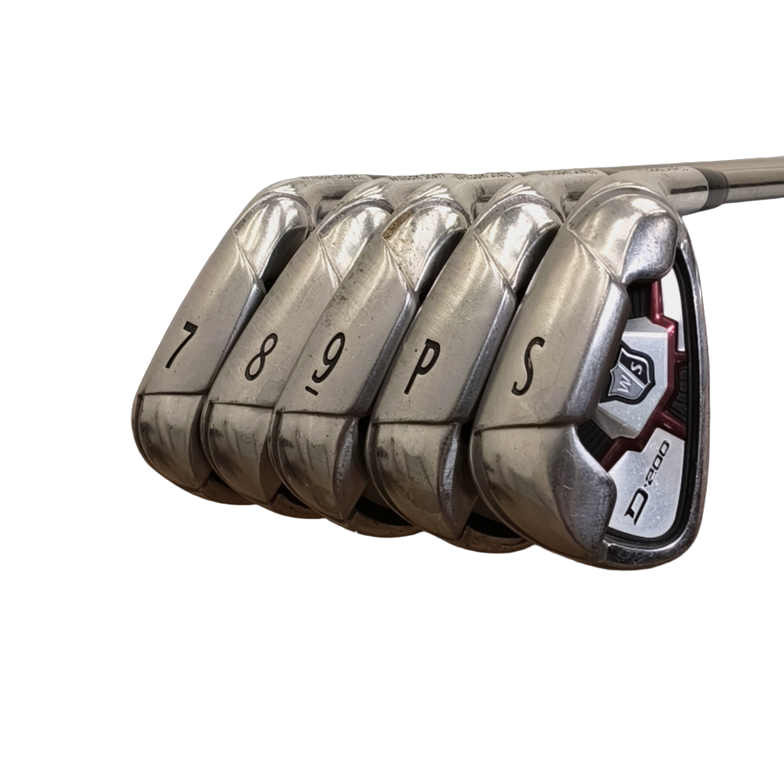 Wilson D200 Jernsæt / 7-PW+SW / Flex Regular / Grafit [model:birefnet-general] [bg:handrolled]