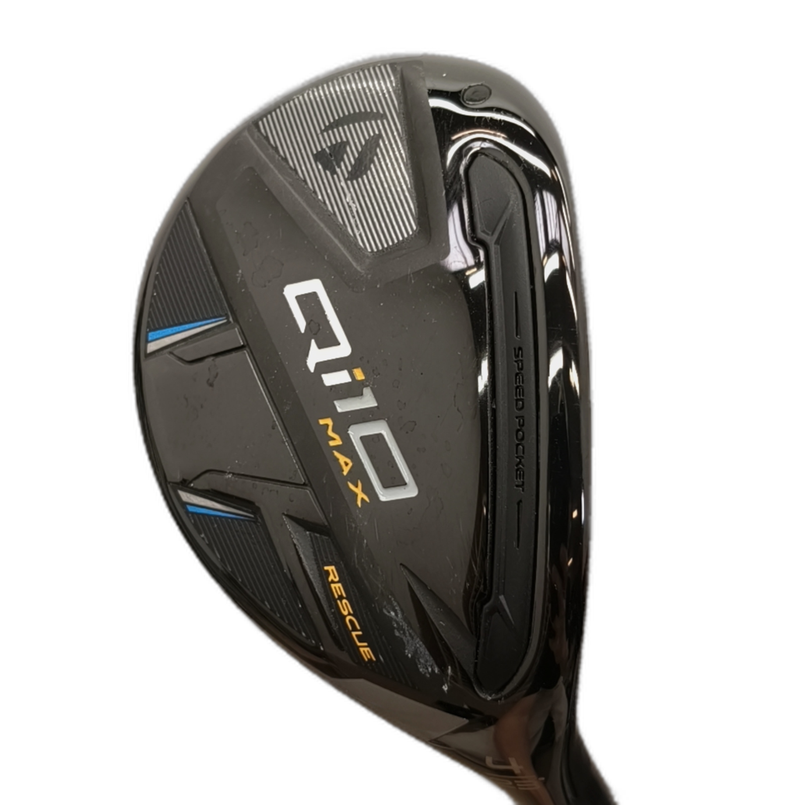 TaylorMade Qi10 MAX Hybrid / Flex A-flex / #4/23 [model:silueta] [bg:handrolled]