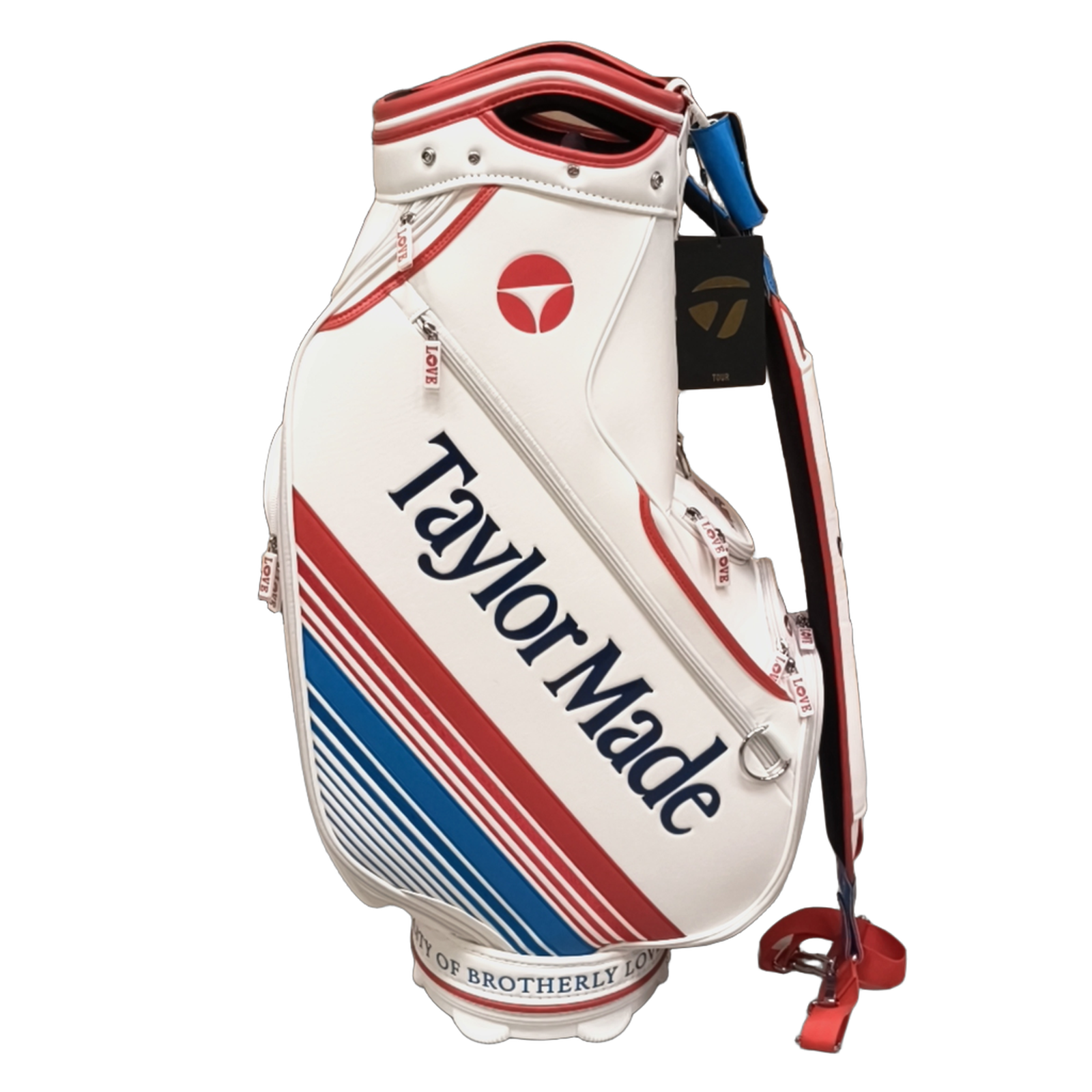 TaylorMade Liberty Lines Golf Bag / 6-Rum / Hvid [model:birefnet-general] [bg:handrolled]