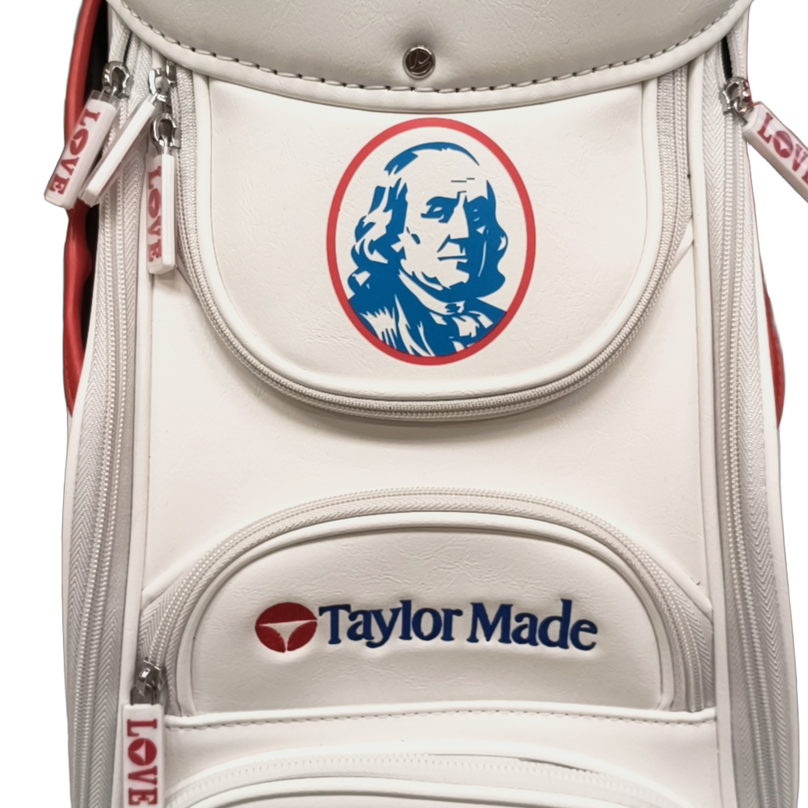 TaylorMade Liberty Lines Golf Bag / 6-Rum / Hvid [model:birefnet-general] [bg:handrolled]