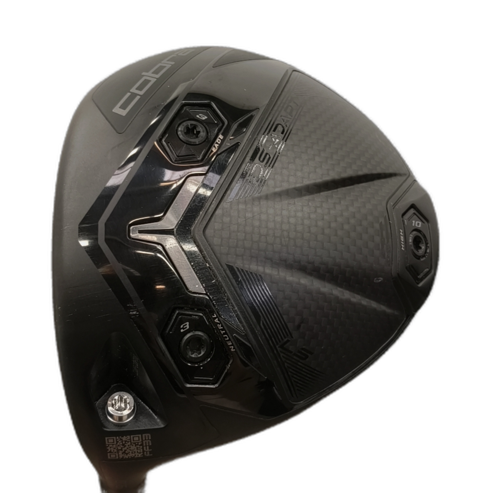Venstre Cobra DS-Adapt LS Driver / Flex A-flex / Loft 9 [model:silueta] [bg:handrolled]