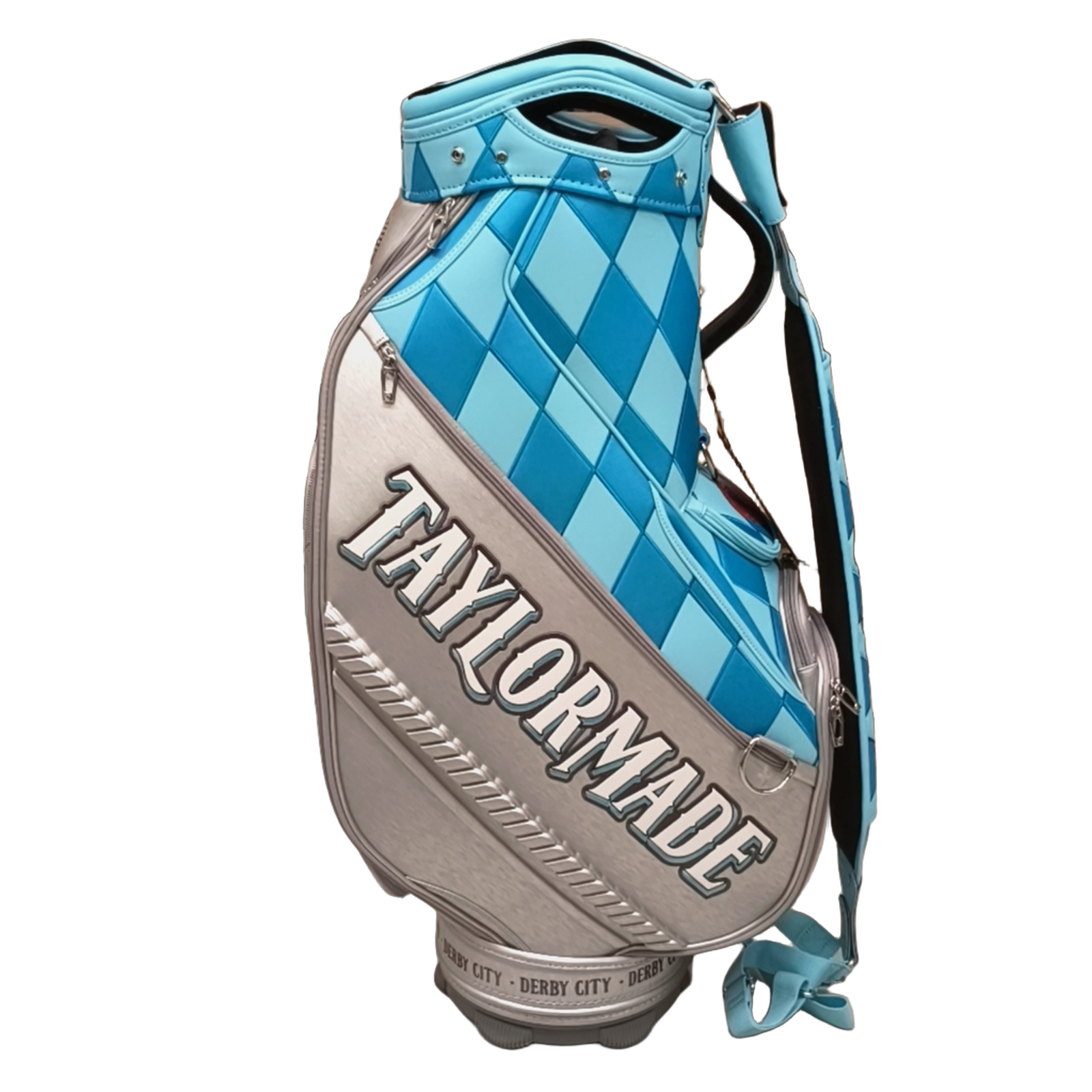 TaylorMade US PGA Championship 2024 Staff Golf Bag / 6-Rum / Lyseblå [model:birefnet-general] [bg:handrolled]