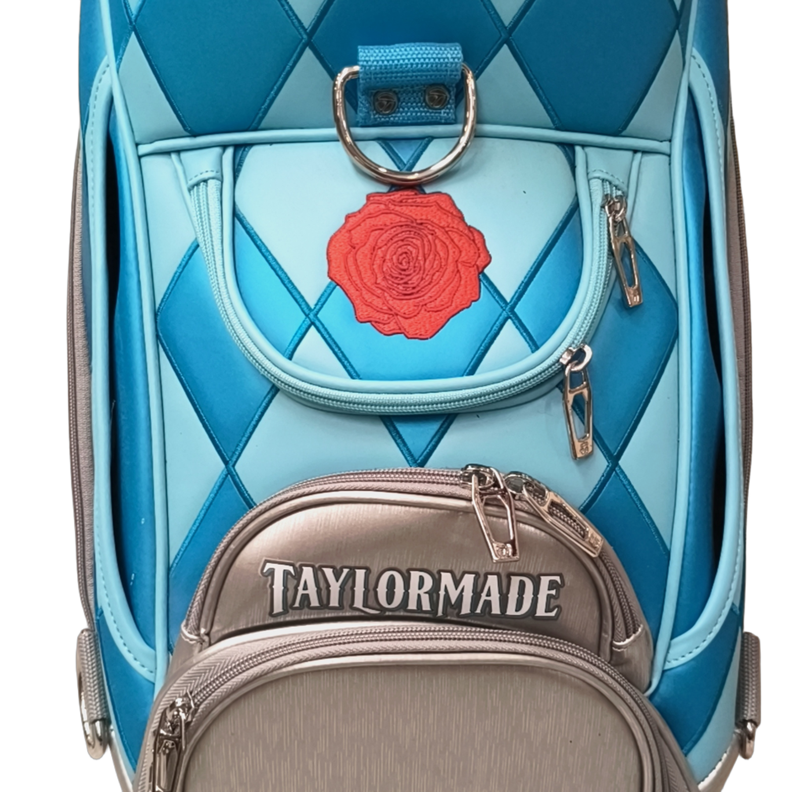 TaylorMade US PGA Championship 2024 Staff Golf Bag / 6-Rum / Lyseblå [model:birefnet-general] [bg:handrolled]