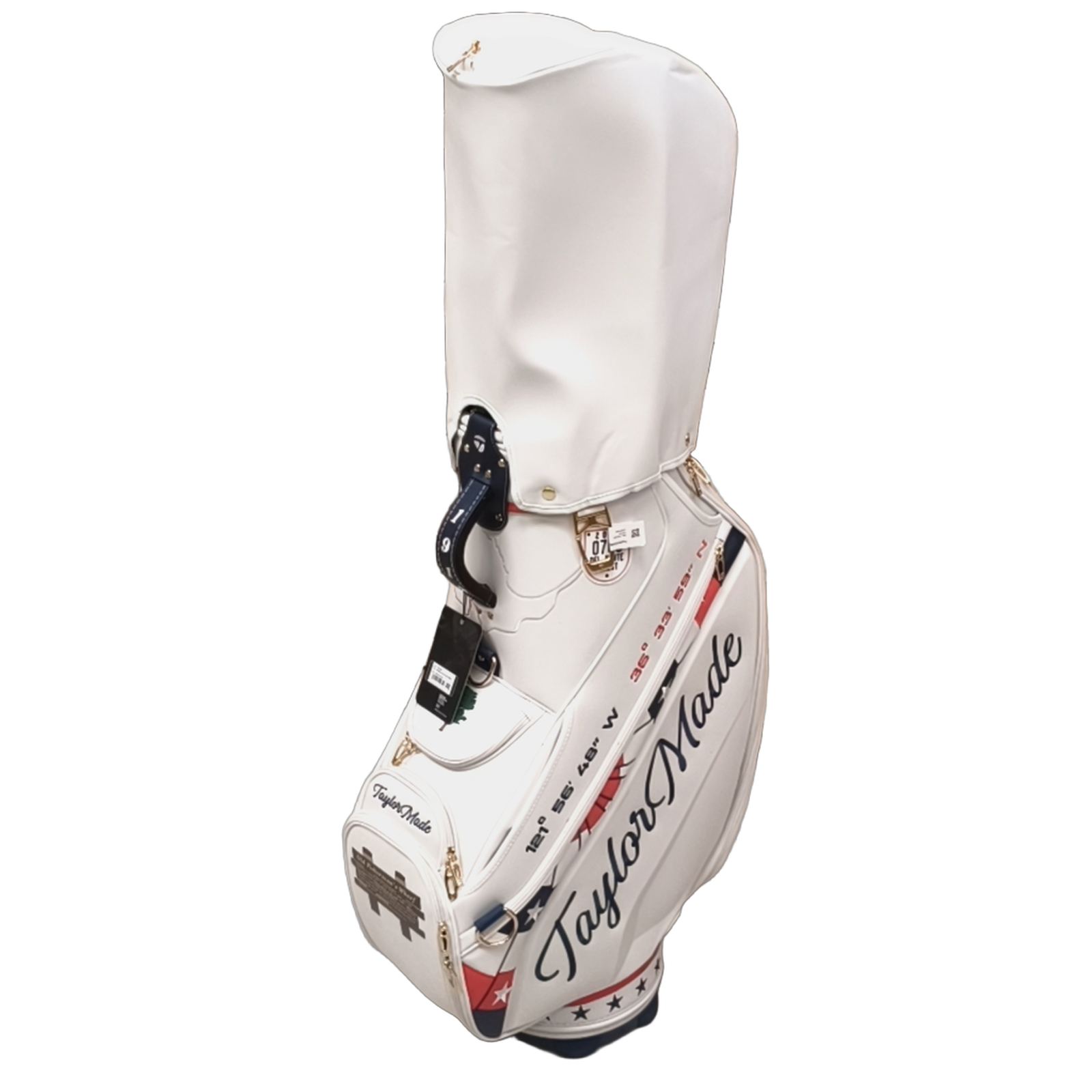 TaylorMade Women's US Open 2023 Staff Golf Bag / 6-Rum / Hvid [model:birefnet-general] [bg:handrolled]