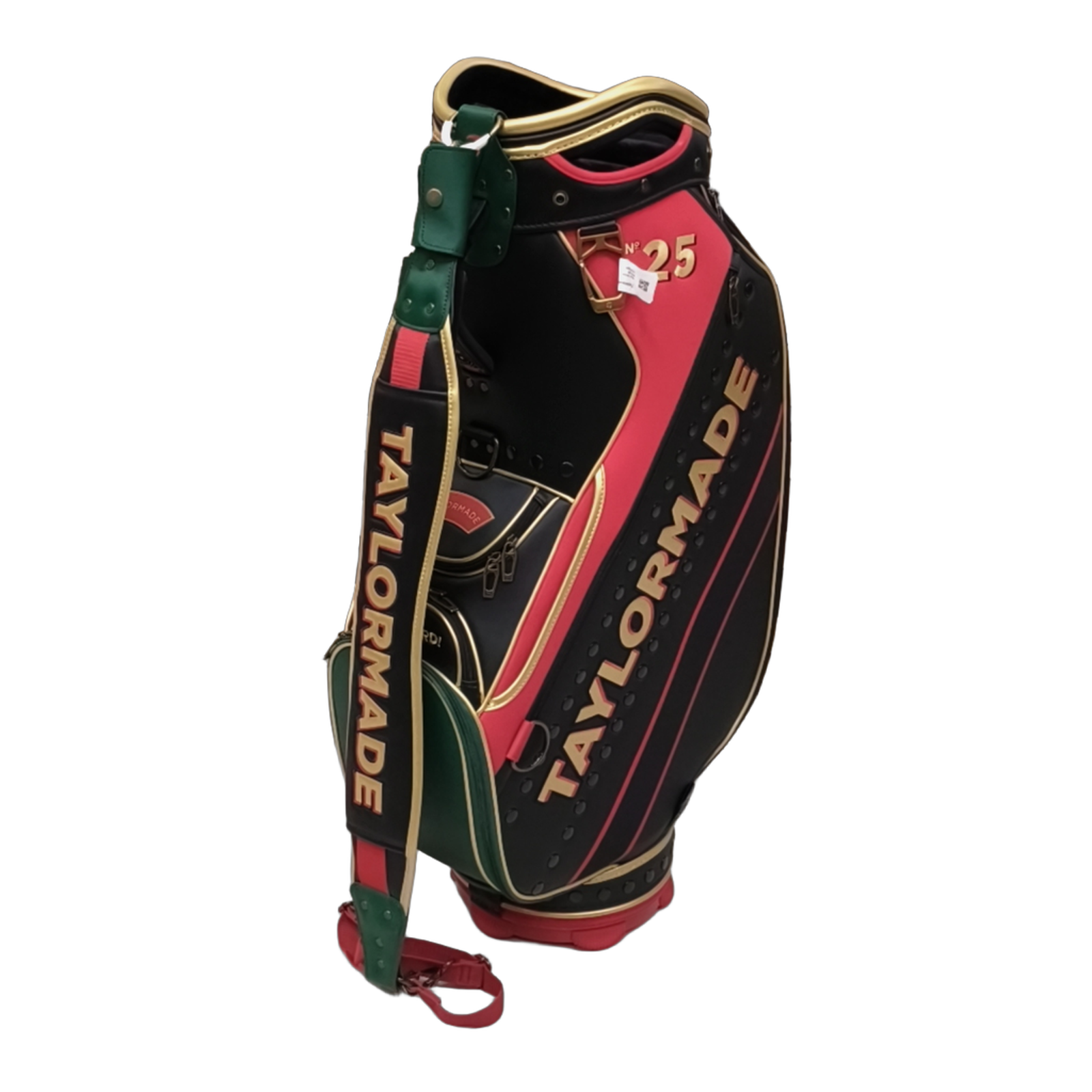 TaylorMade British Open 2025 Staff Golf Bag / 6-Rum / Sort [model:birefnet-general] [bg:handrolled]