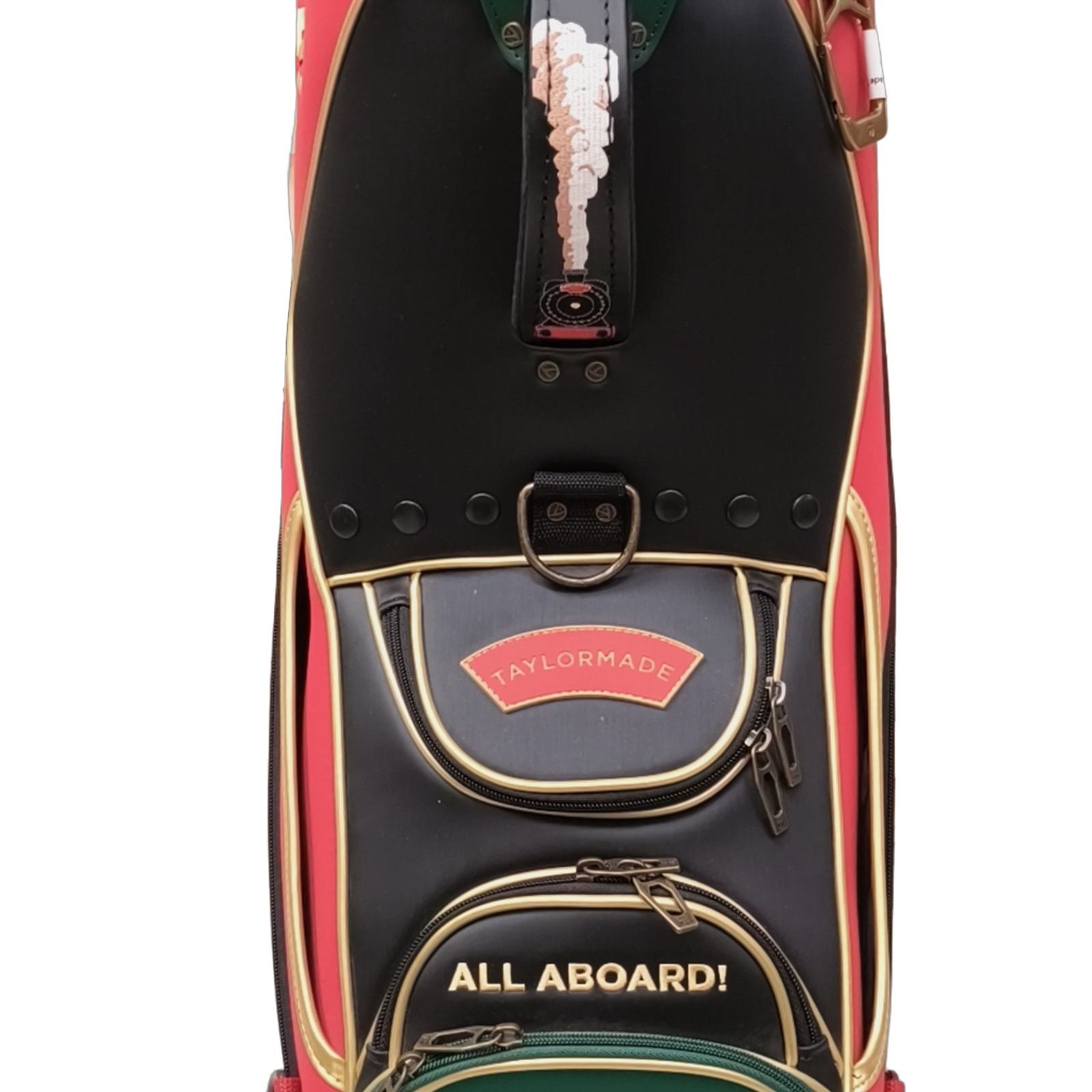 TaylorMade British Open 2025 Staff Golf Bag / 6-Rum / Sort [model:birefnet-general] [bg:handrolled]