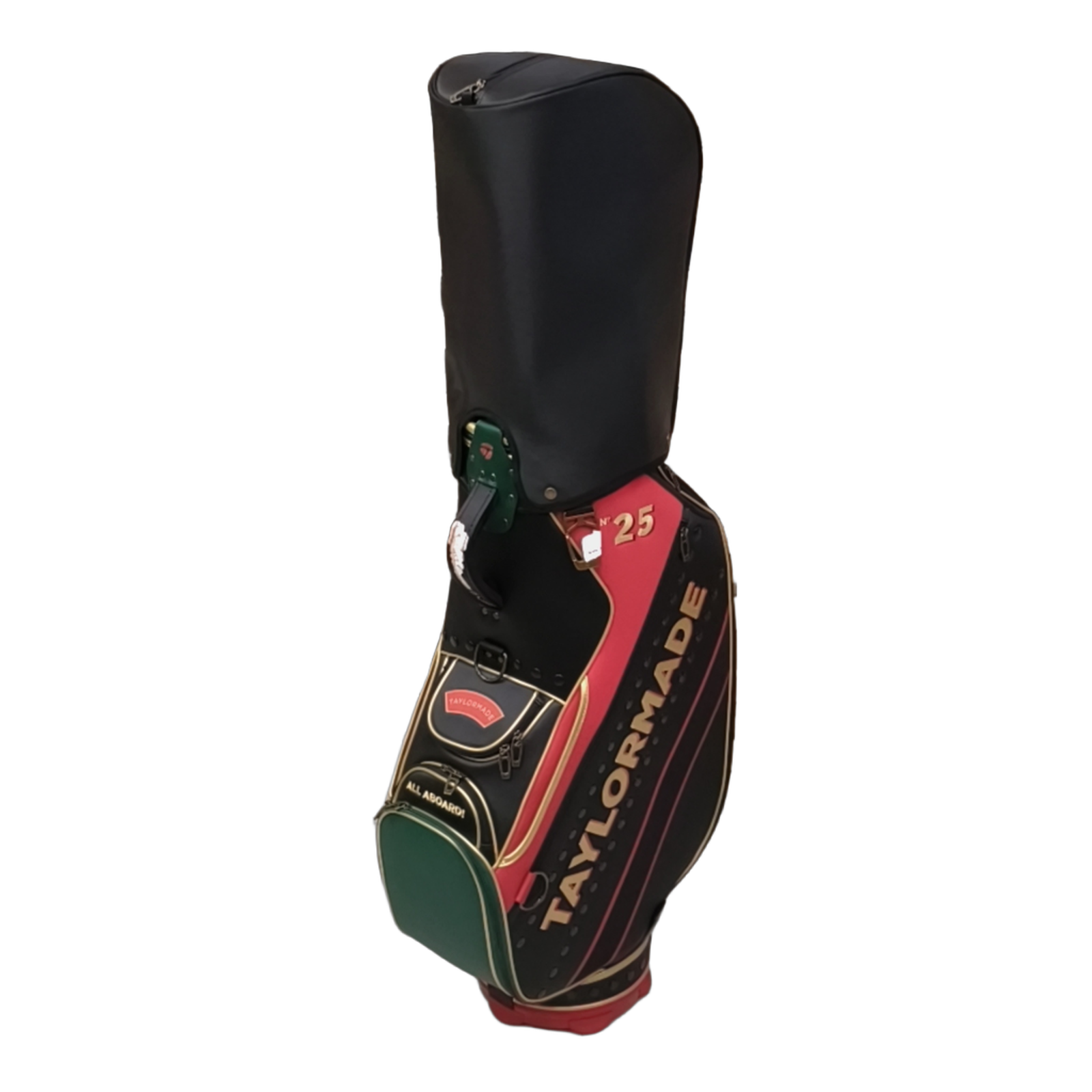 TaylorMade British Open 2025 Staff Golf Bag / 6-Rum / Sort [model:birefnet-general] [bg:handrolled]