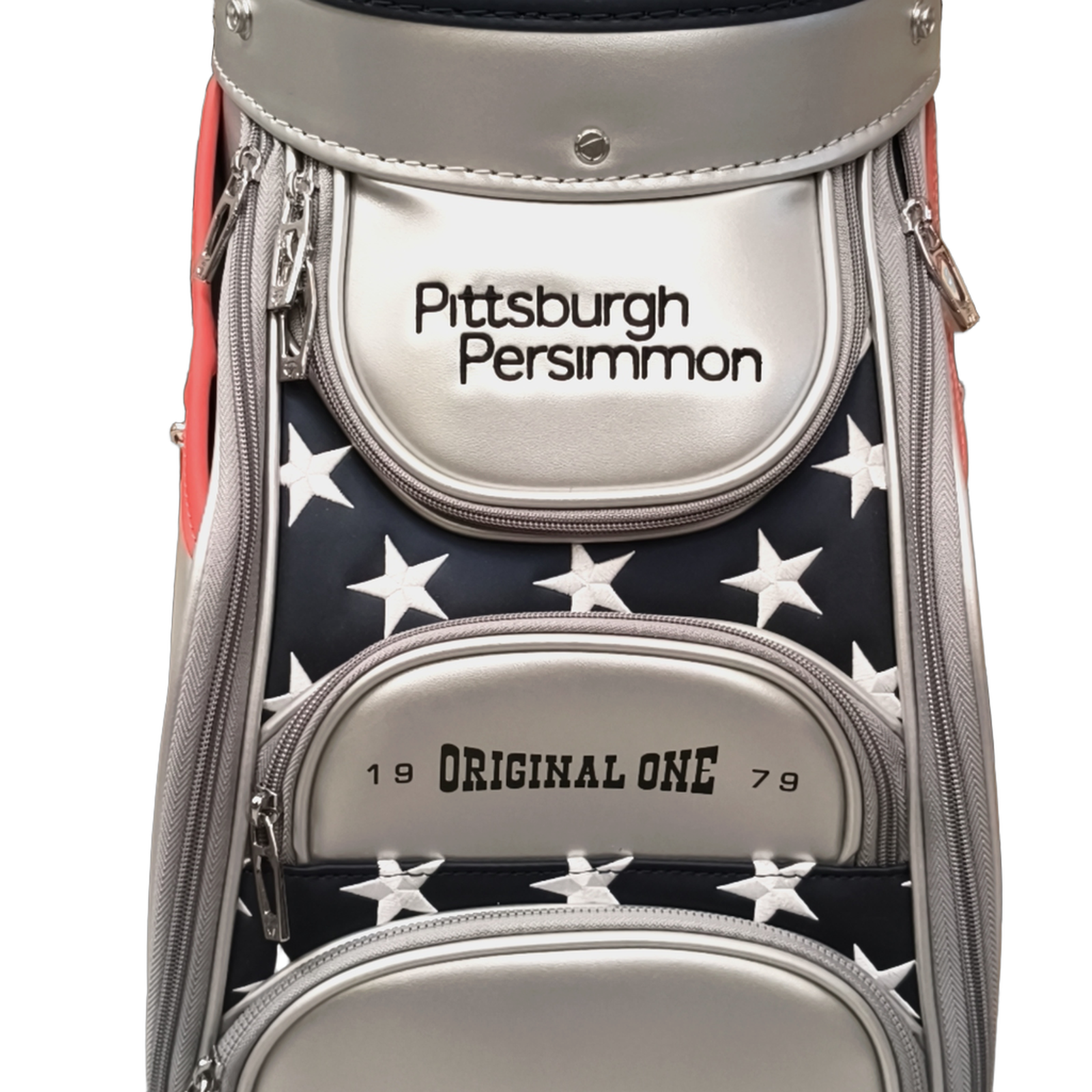 TaylorMade Summer Commemorative 2025 Staff Golf Bag / 6-Rum / Sølv [model:birefnet-general] [bg:handrolled]