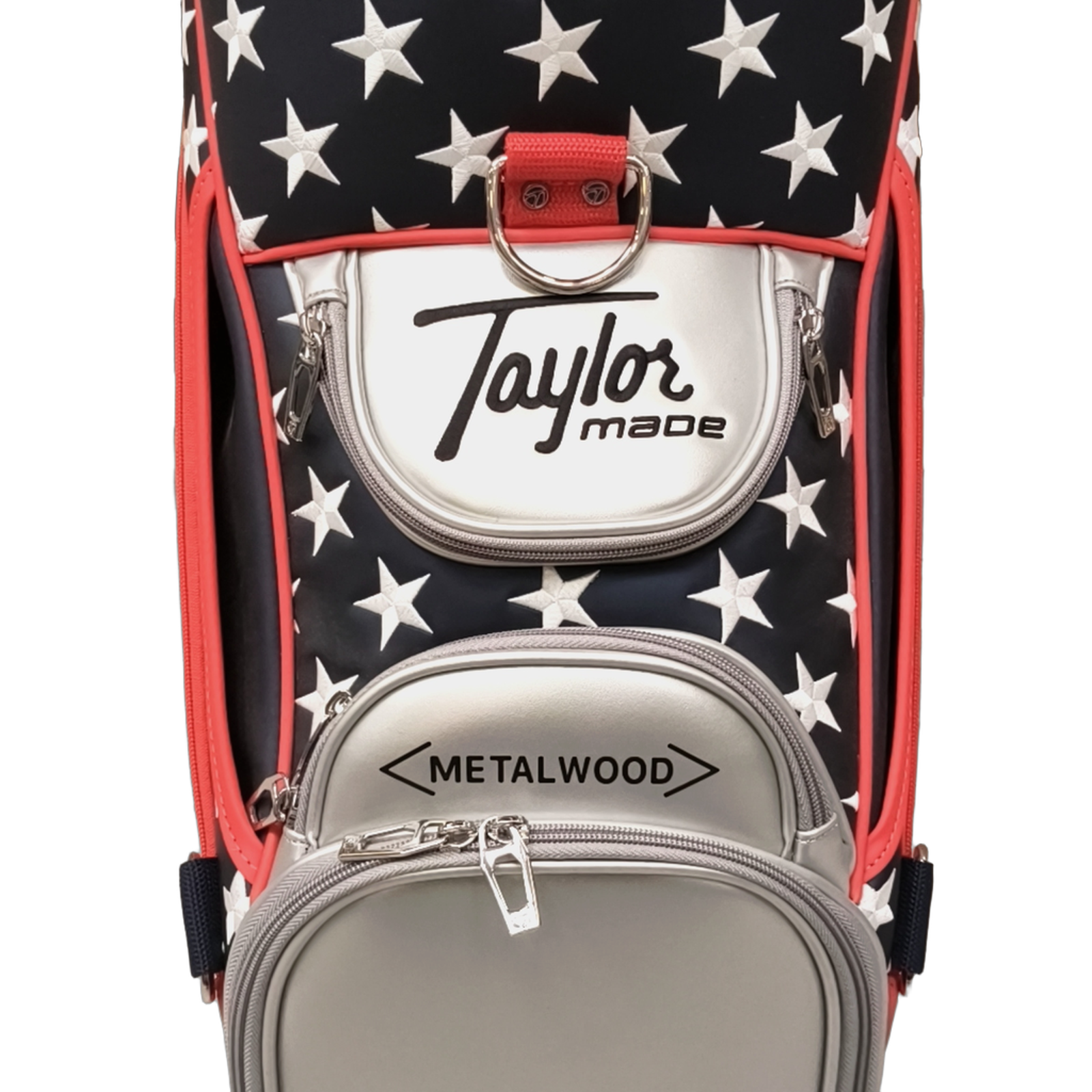 TaylorMade Summer Commemorative 2025 Staff Golf Bag / 6-Rum / Sølv [model:birefnet-general] [bg:handrolled]