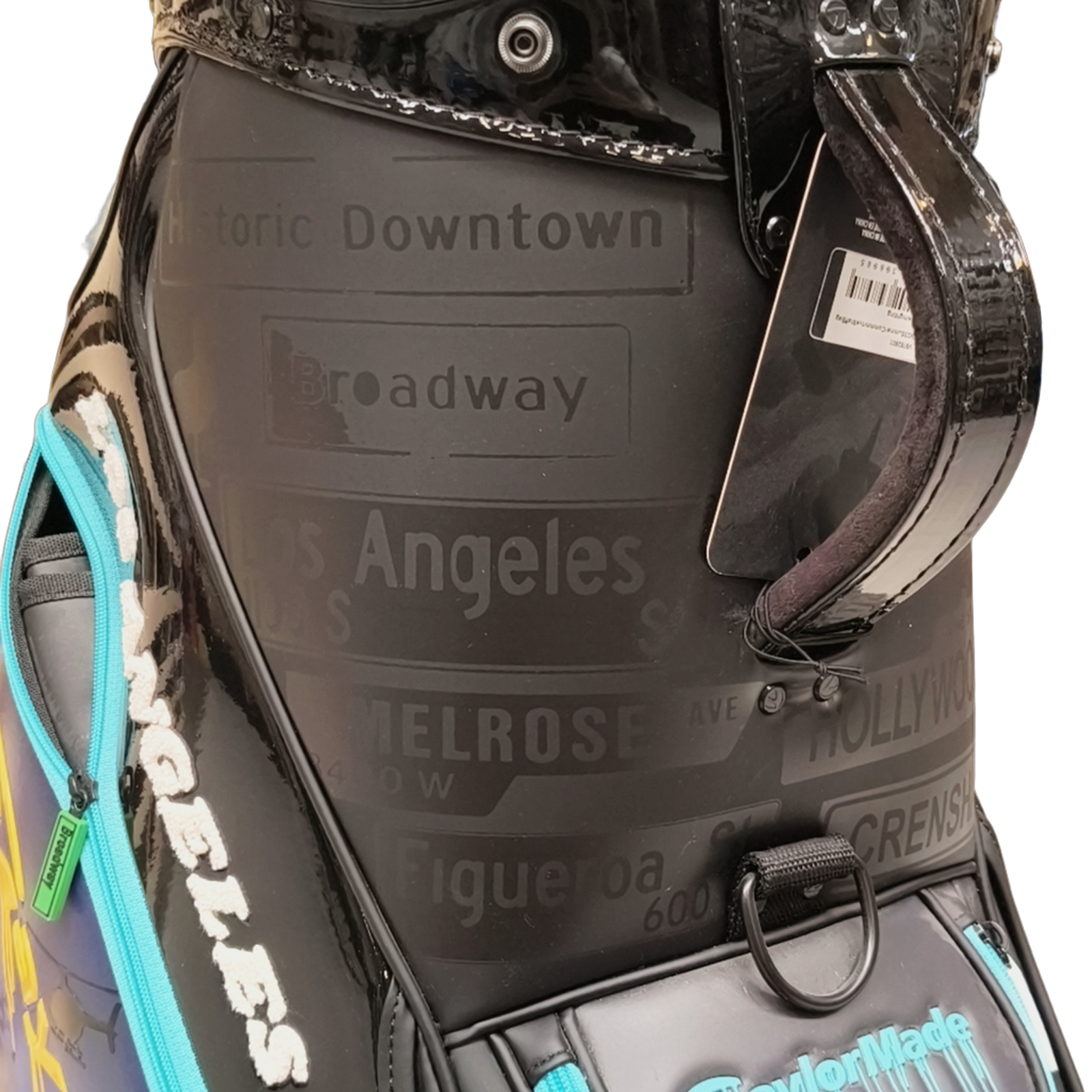 TaylorMade Los Angeles - Summer Commemorative 2023 Staff Golf Bag / 6-Rum / Sort [model:birefnet-general] [bg:handrolled]