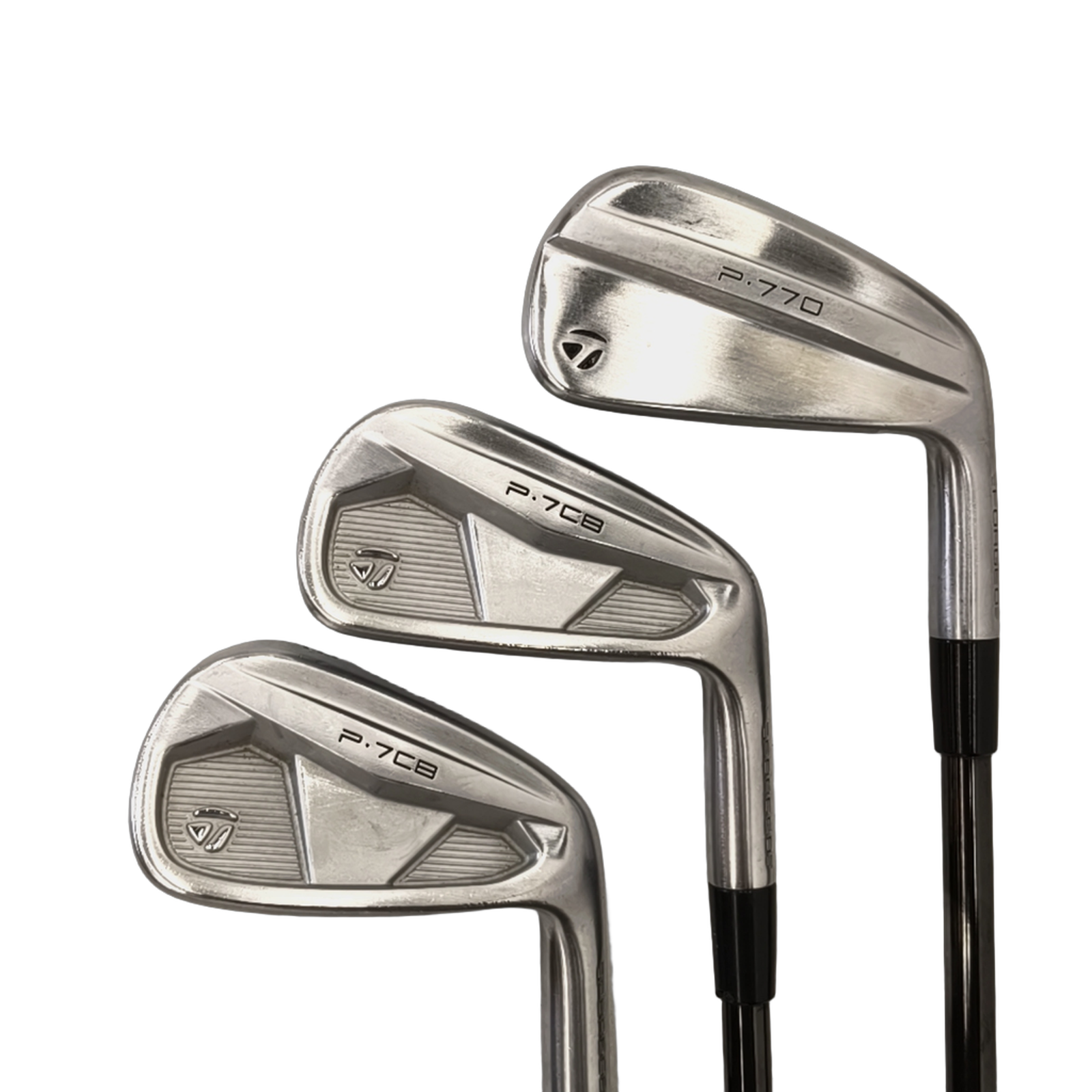 TaylorMade P770 2024 / P7CB Combo Jernsæt / 4-PW / Flex Stiff / Stål [model:birefnet-general] [bg:handrolled]