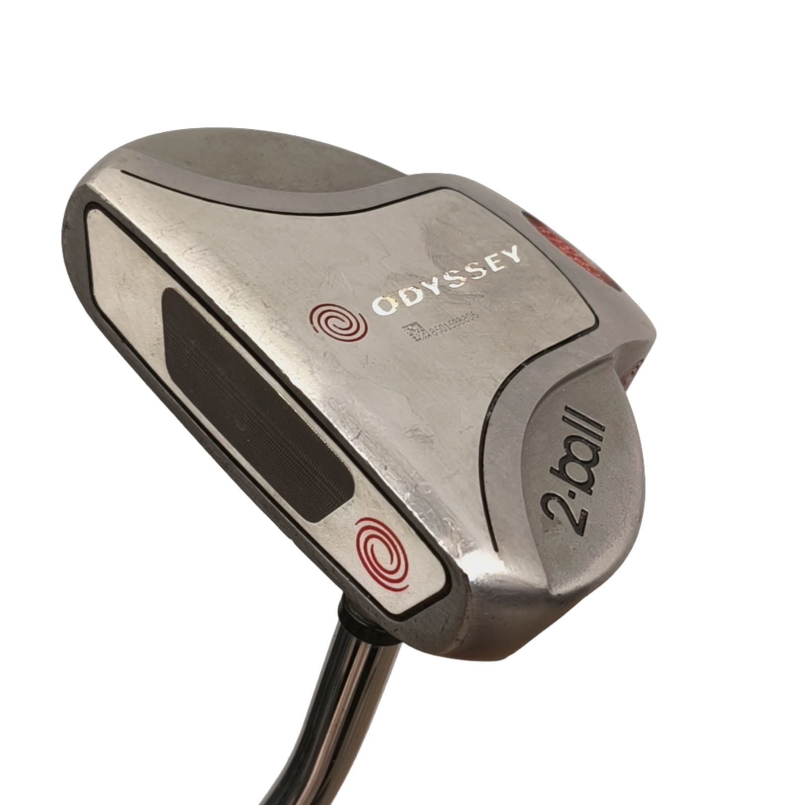 Vänster Odyssey White Steel 2-Ball Putter / 35" [model:birefnet-general] [bg:handrolled]