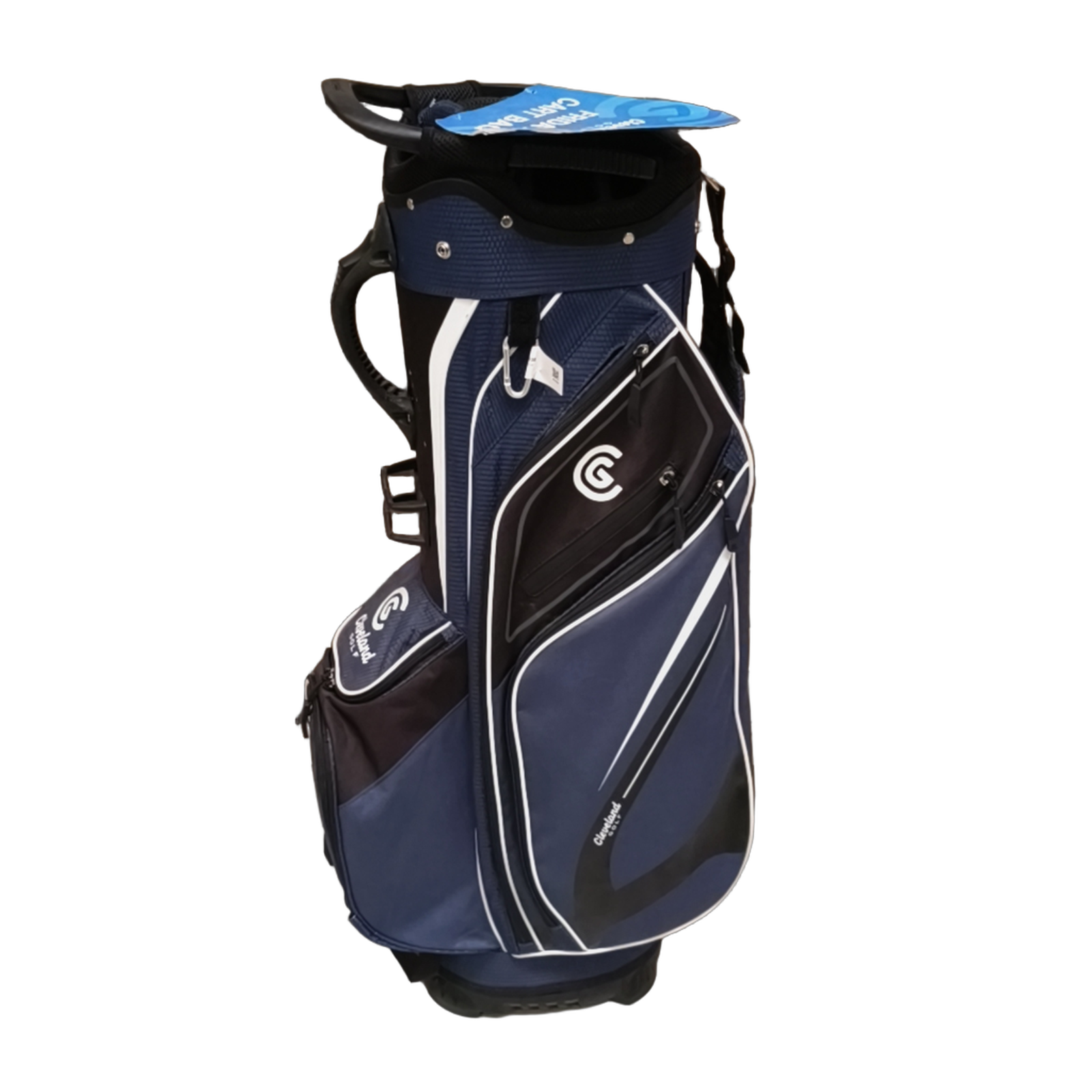 Cleveland Friday Golf Bag / 14-Rum / Blå [model:birefnet-general] [bg:handrolled]