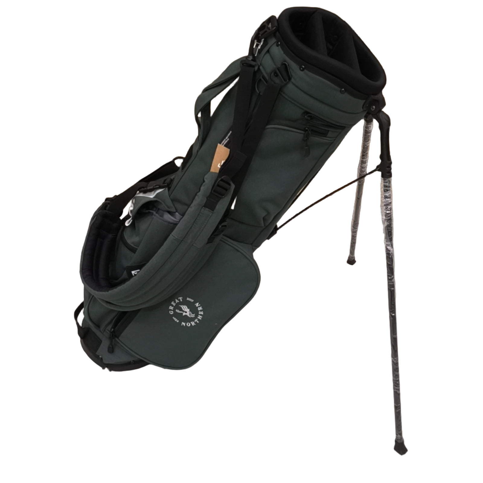 Jones Rover Golf Bag / 3-Rum / Grøn [model:birefnet-general] [bg:handrolled]