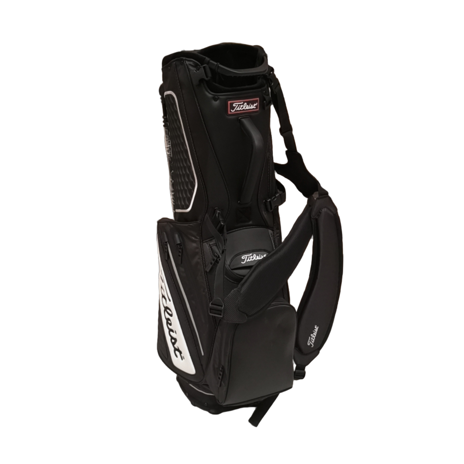 Titleist Premium StaDry Stand Golf Bag / 4-Rum / Sort [model:birefnet-general] [bg:handrolled]