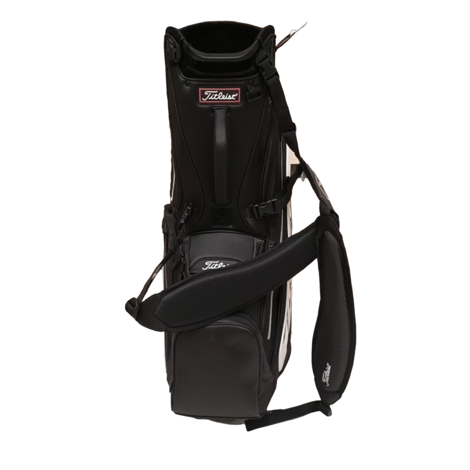 Titleist Premium StaDry Stand Golf Bag / 4-Rum / Sort [model:birefnet-general] [bg:handrolled]