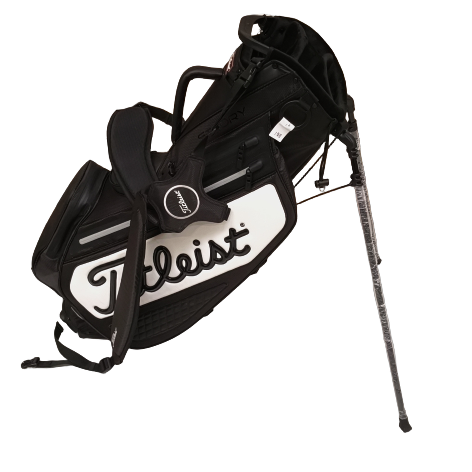 Titleist Premium StaDry Stand Golf Bag / 4-Rum / Sort [model:birefnet-general] [bg:handrolled]