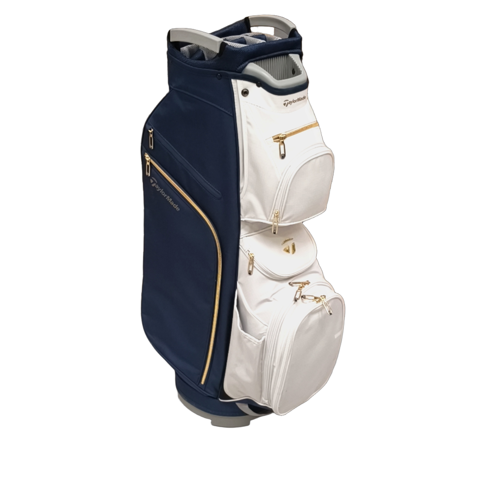 TaylorMade Kalea Gold Golf Bag / 14-Rum / Navy [model:birefnet-general] [bg:handrolled]
