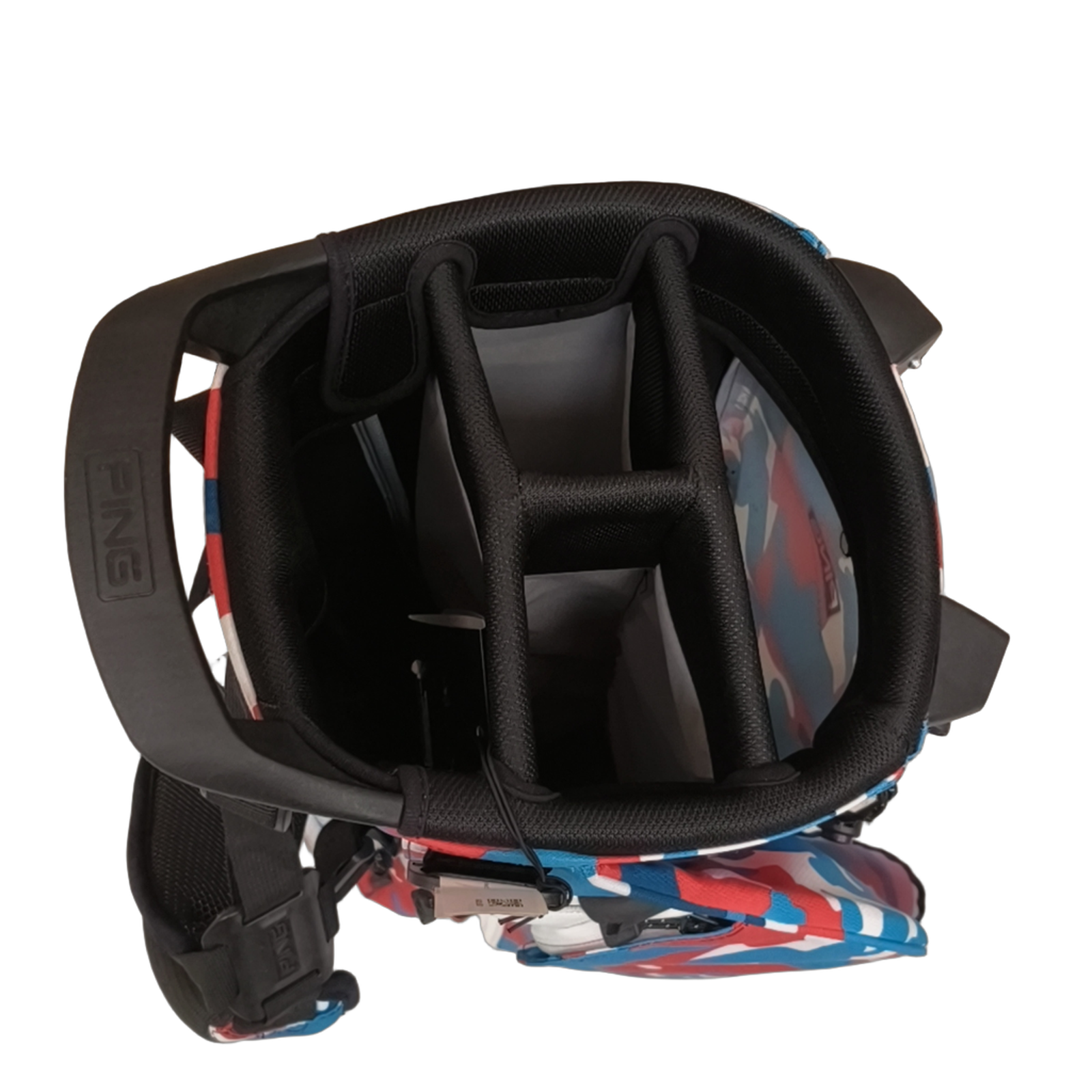 PING Hoofer Lite Limited Edition Golf Bag / 4-Rum / Blå [model:birefnet-general] [bg:handrolled]
