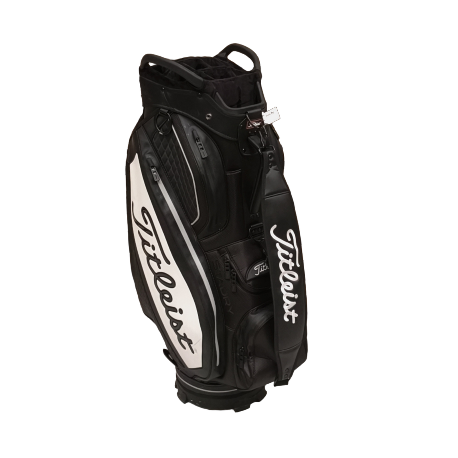 Titleist Premium StaDry Cart Golf Bag / 15-Rum / Sort [model:birefnet-general] [bg:handrolled]