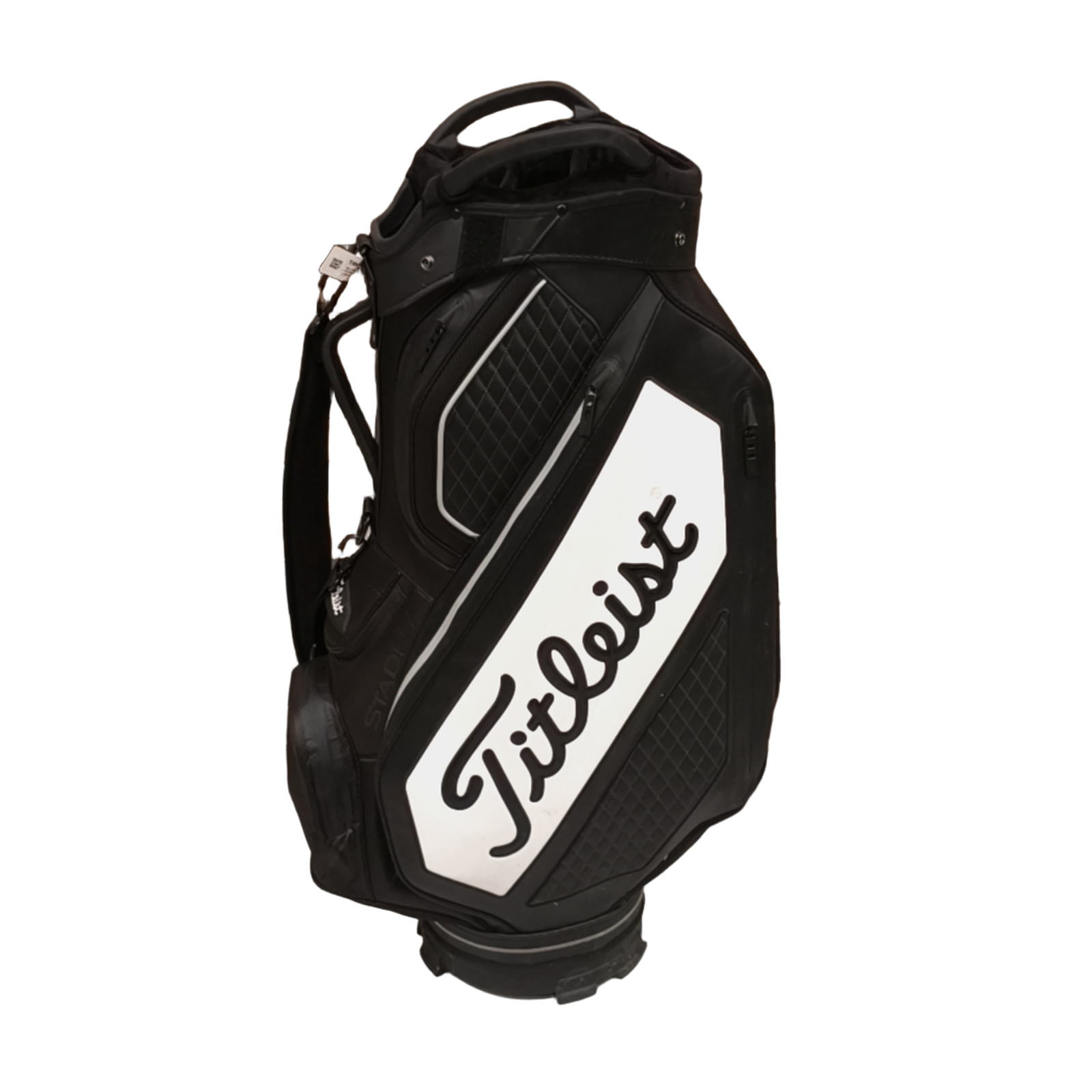 Titleist Premium StaDry Cart Golf Bag / 15-Rum / Sort [model:birefnet-general] [bg:handrolled]