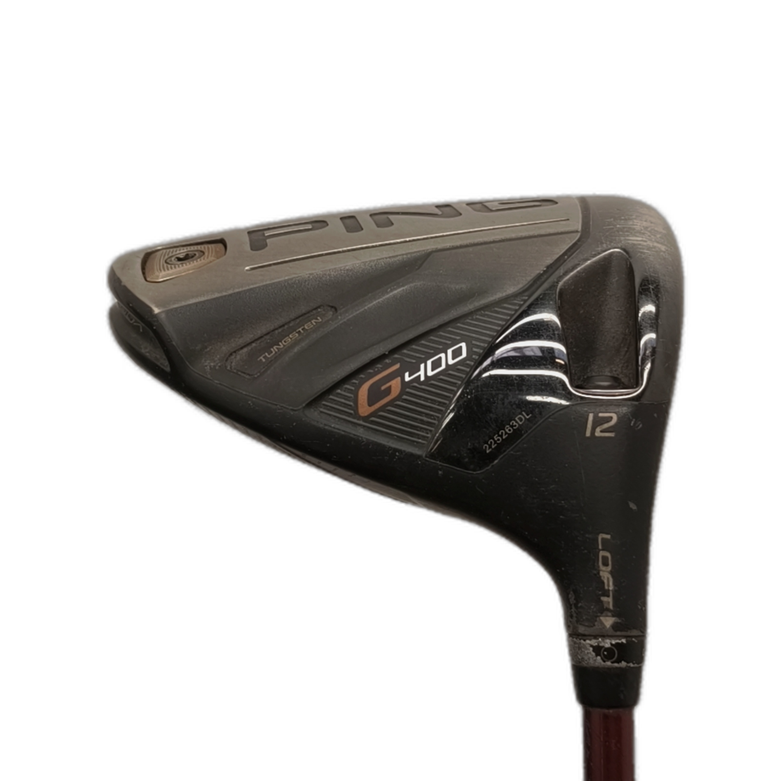PING G400 SFT Driver / Flex A-flex / Loft 12 [model:silueta] [bg:handrolled]