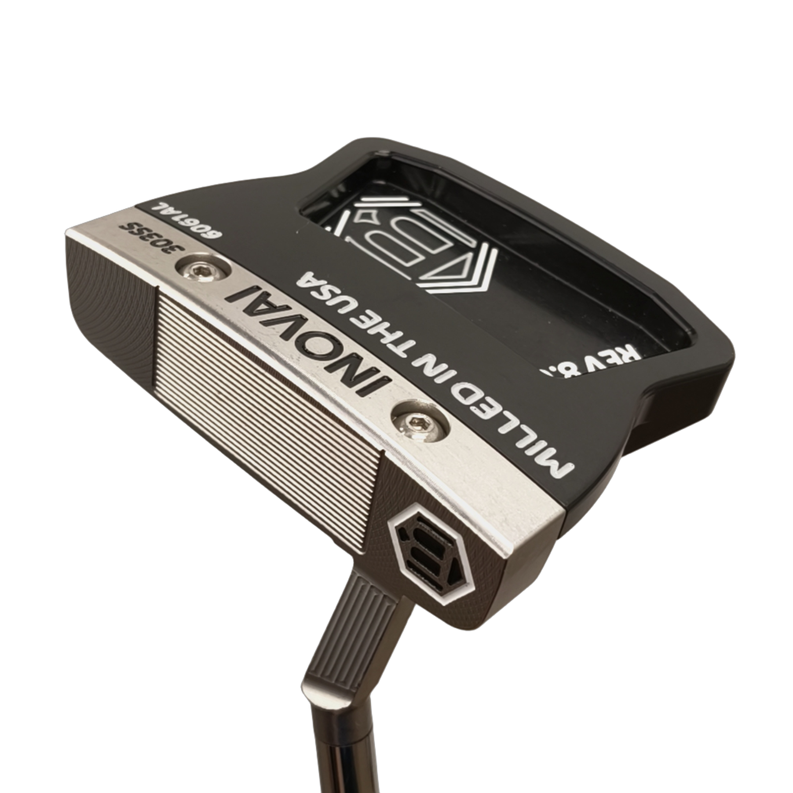 Vänster Bettinardi INOVAI Rev 8.0 Putter / 36" [model:birefnet-general] [bg:handrolled]