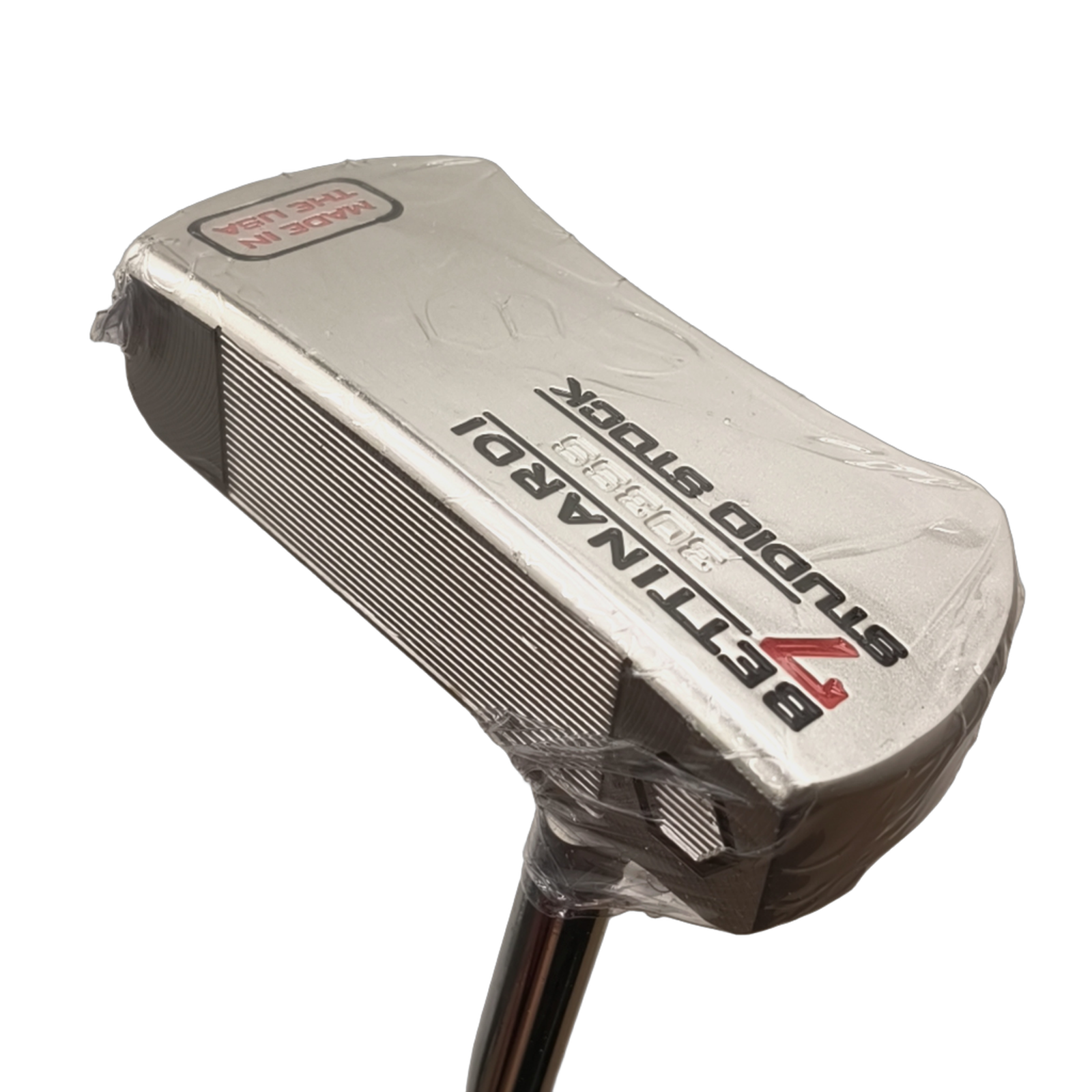 Left Bettinardi Studio Stock 7 Putter / 35" [model:birefnet-general] [bg:handrolled]
