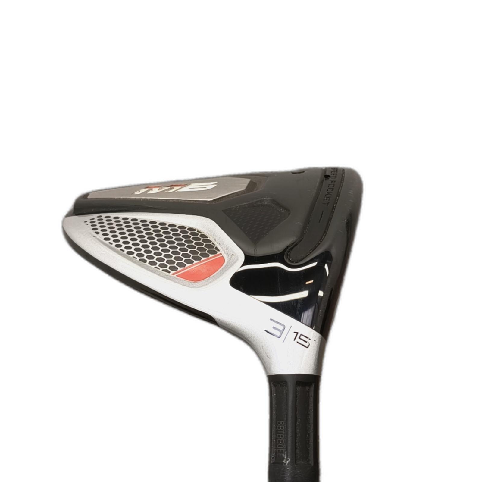 TaylorMade M6 Fairway Wood / Flex X-Stiff / #3/15 [model:silueta] [bg:handrolled]