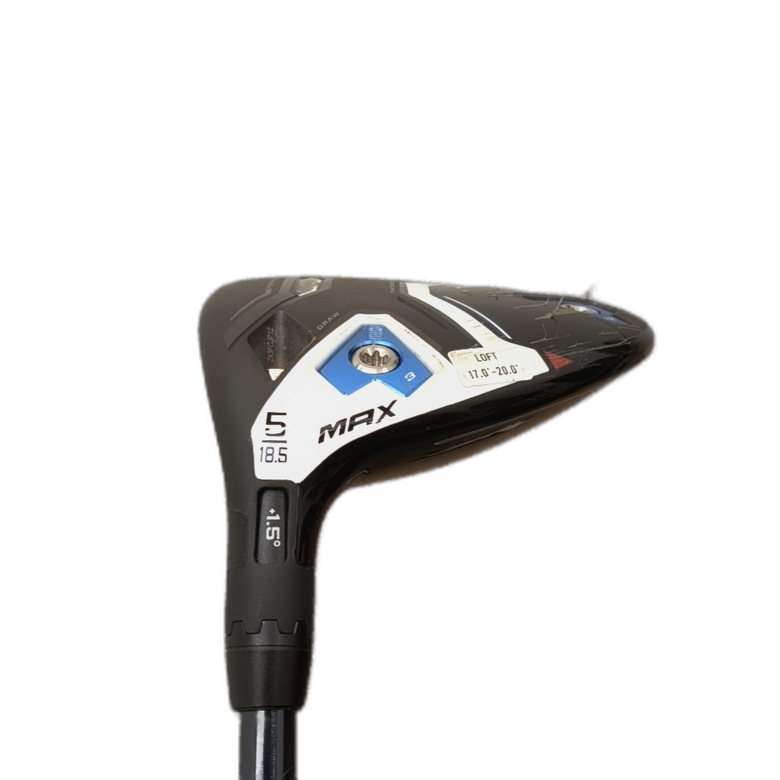 Venstre Cobra AeroJet Max Fairway Wood / Flex A-flex / #5/18.5 [model:silueta] [bg:handrolled]