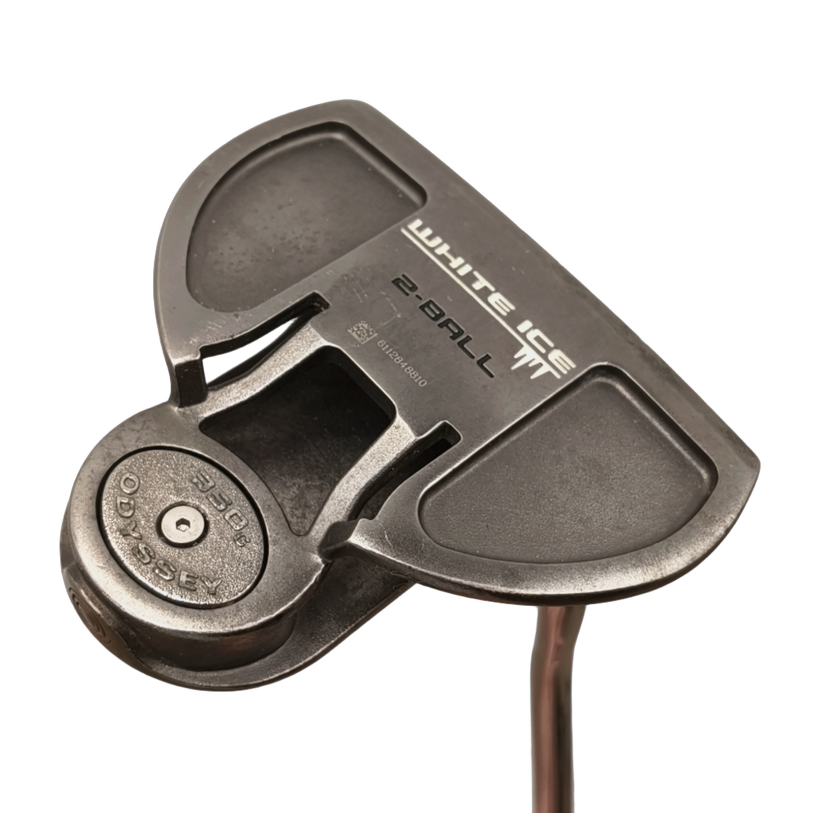 Odyssey White Ice 2-ball Putter / 32" [model:birefnet-general] [bg:handrolled]