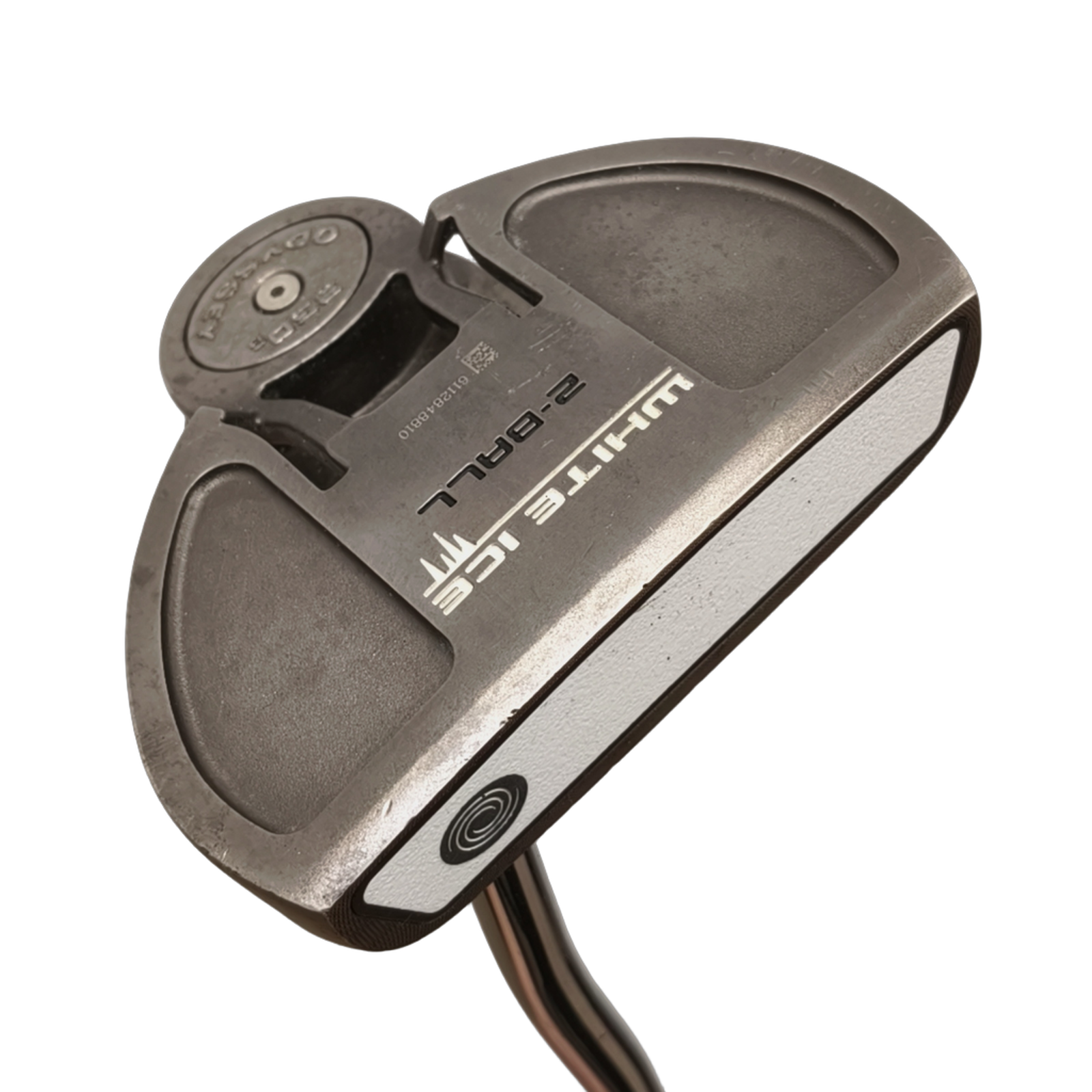 Odyssey White Ice 2-ball Putter / 32" [model:birefnet-general] [bg:handrolled]