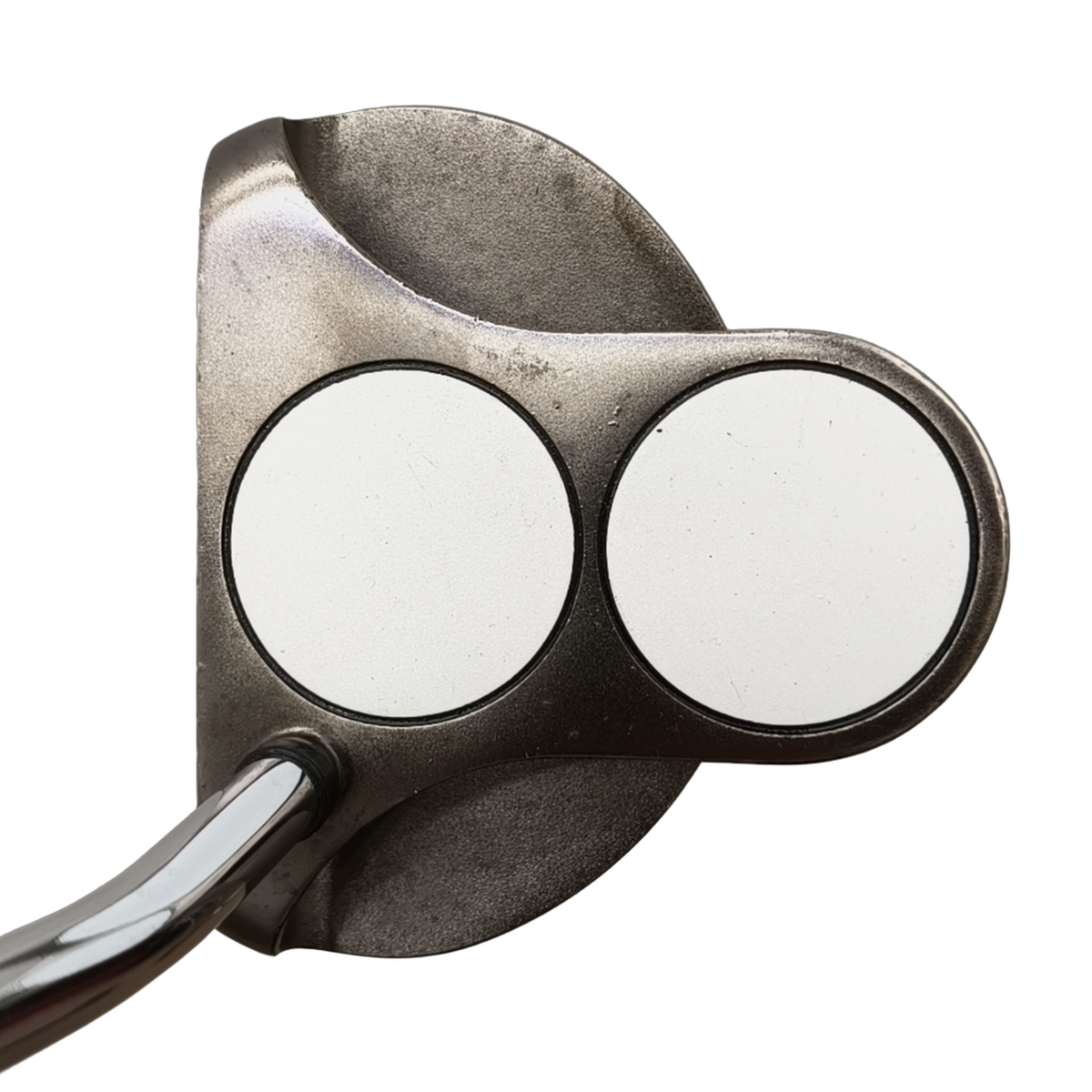 Odyssey White Ice 2-ball Putter / 32" [model:birefnet-general] [bg:handrolled]