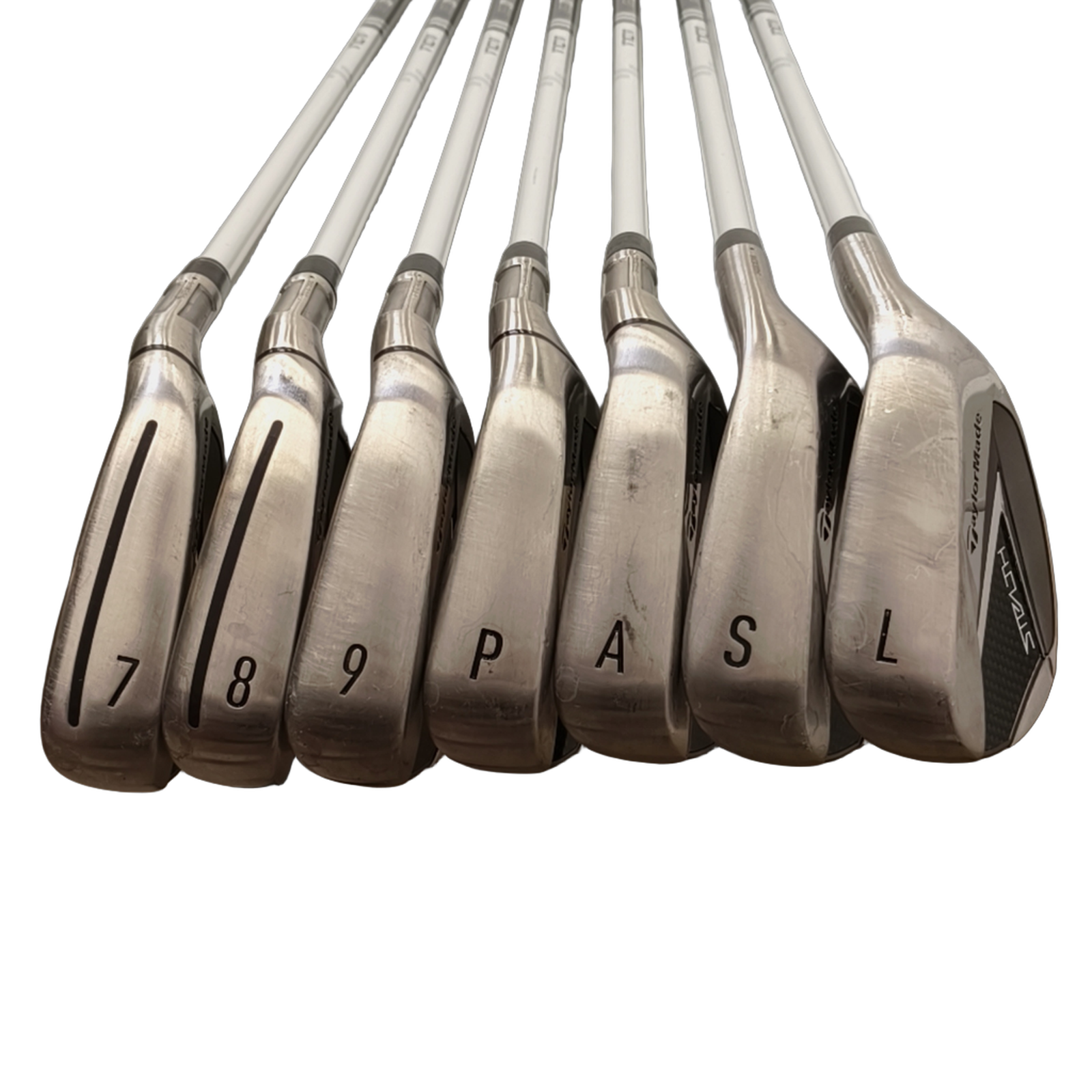 TaylorMade Stealth Jernsæt / 7-PW+AW+SW+LW / Flex Ladies / Grafit [model:birefnet-general] [bg:handrolled]