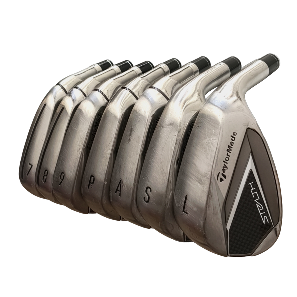TaylorMade Stealth Jernsæt / 7-PW+AW+SW+LW / Flex Ladies / Grafit [model:birefnet-general] [bg:handrolled]