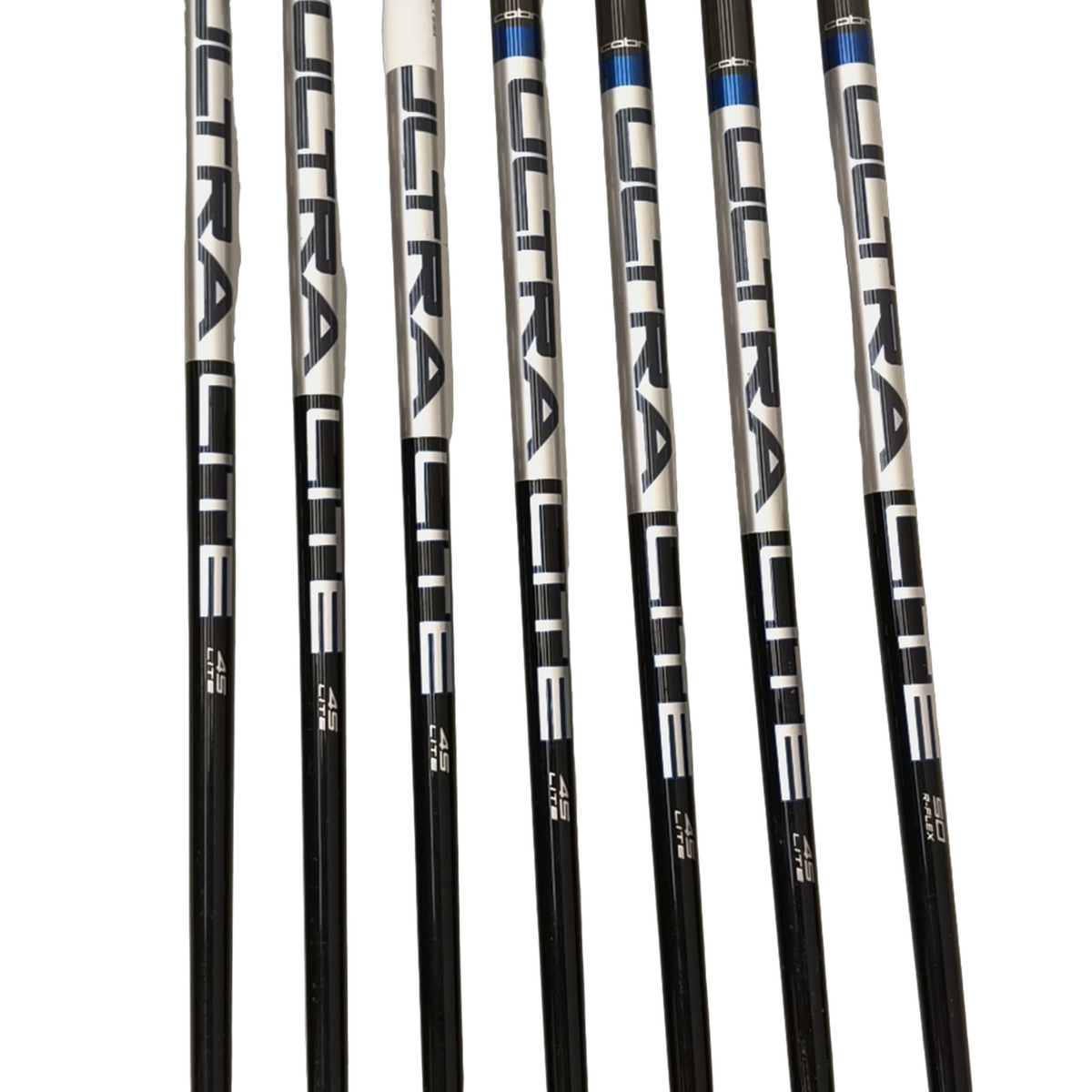 Cobra T-rail Jernsæt / 5-PW+SW / Flex A-flex / Grafit [model:birefnet-general] [bg:handrolled]