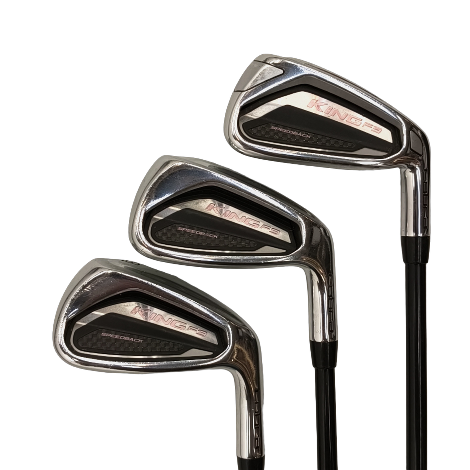 Cobra King F9 SpeedBack Jernsæt / 6-PW+GW+SW / Flex Ladies / Grafit [model:birefnet-general] [bg:handrolled]